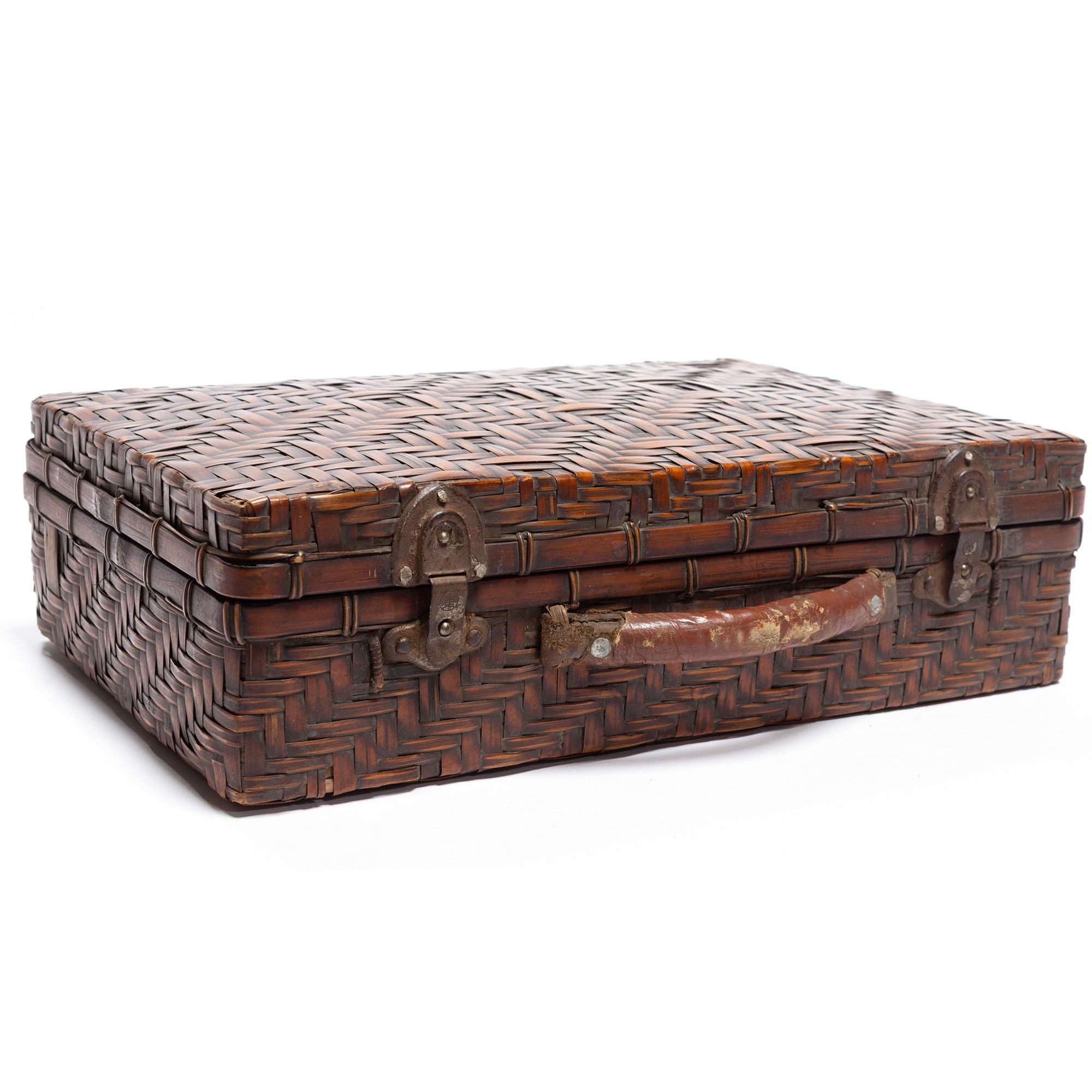 Hand Woven Bamboo Briefcase
