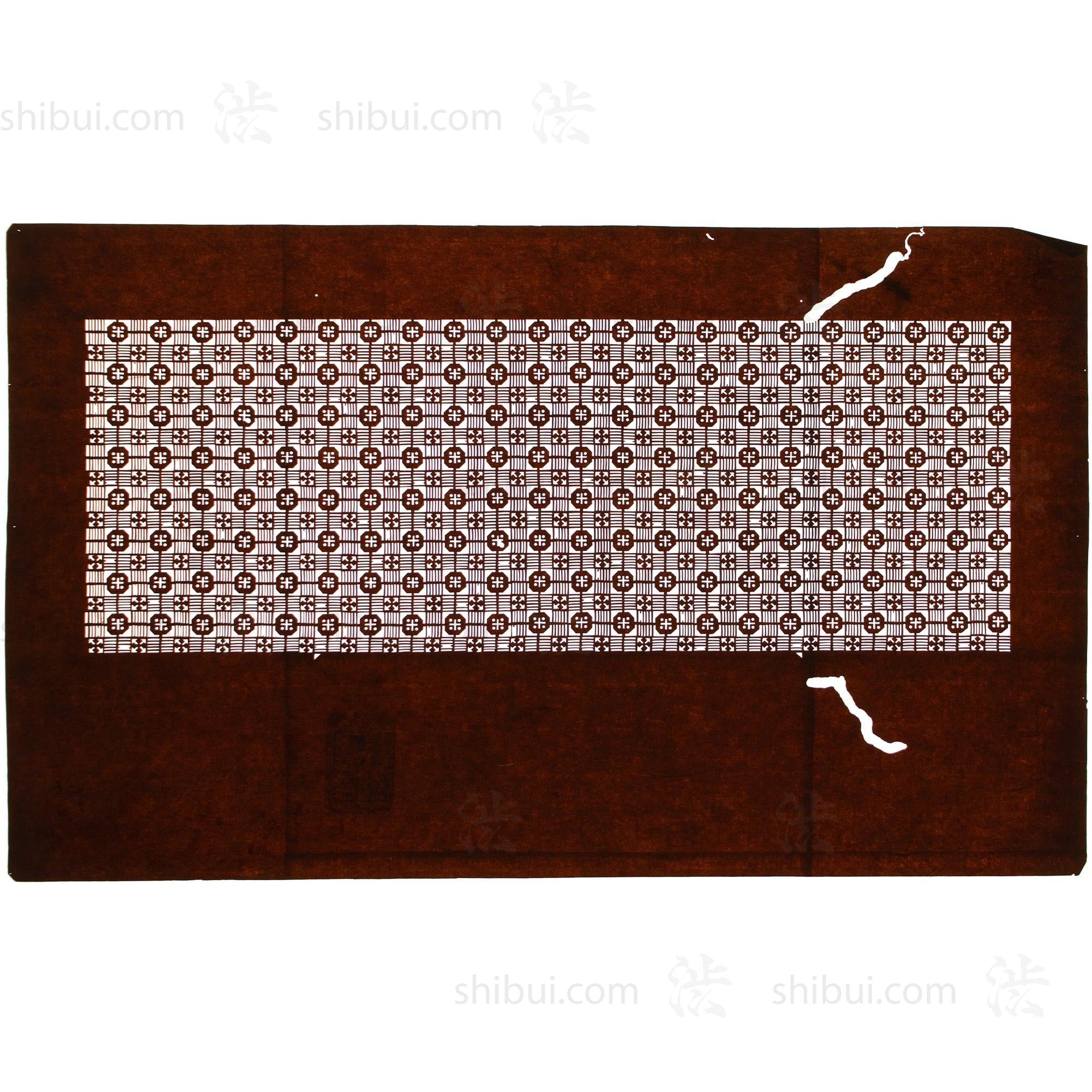 Edo Komon Katagami | Japanese Lacquered Paper Stencil