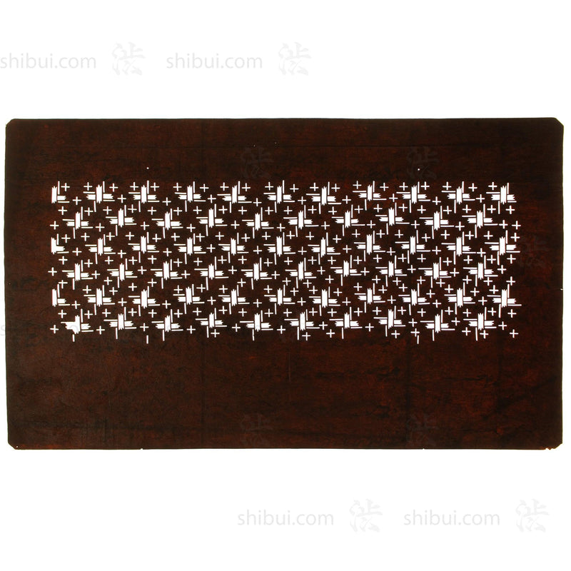 Meiji Kasuri Katagami | Japanese Lacquered Paper Stencil