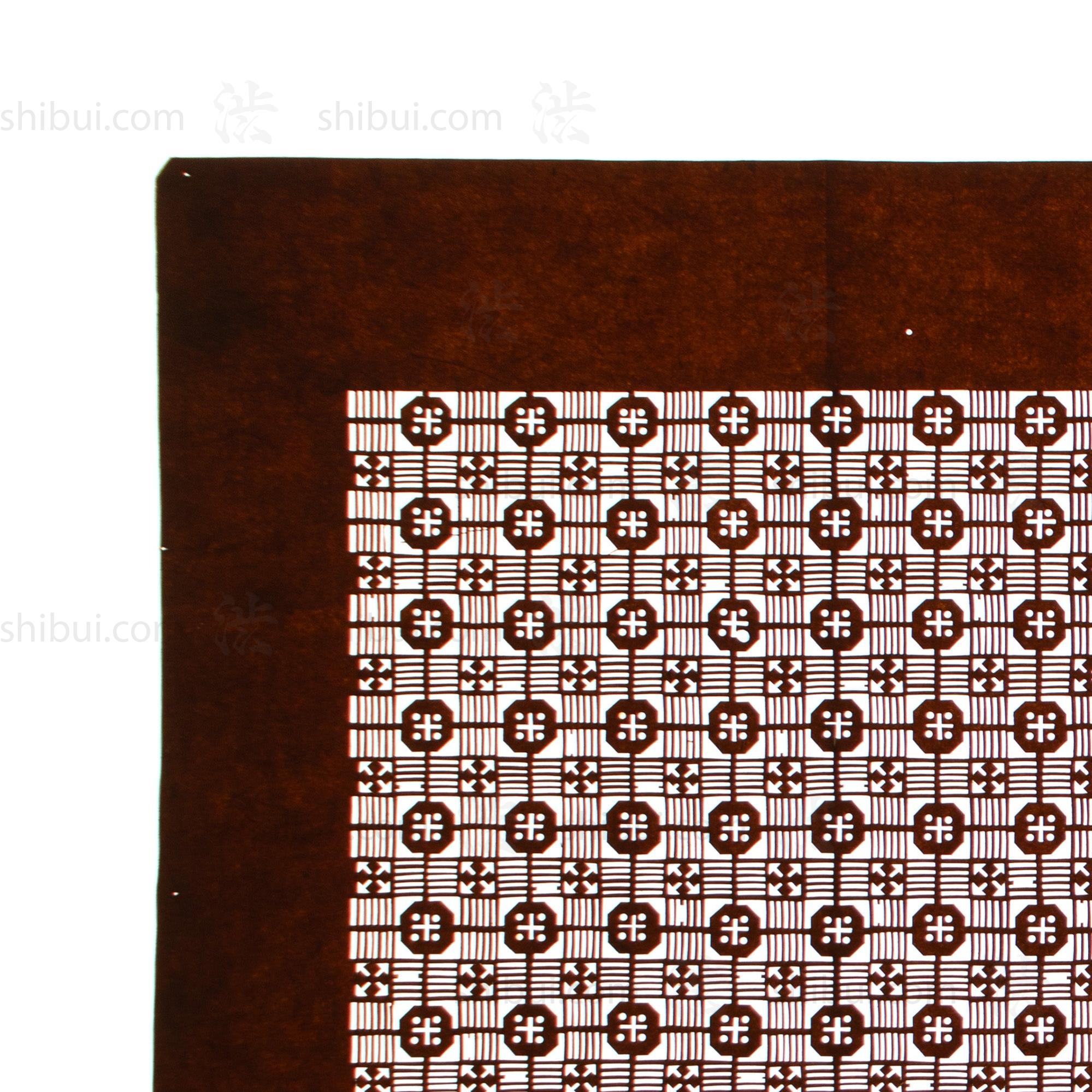 Edo Komon Katagami | Japanese Lacquered Paper Stencil