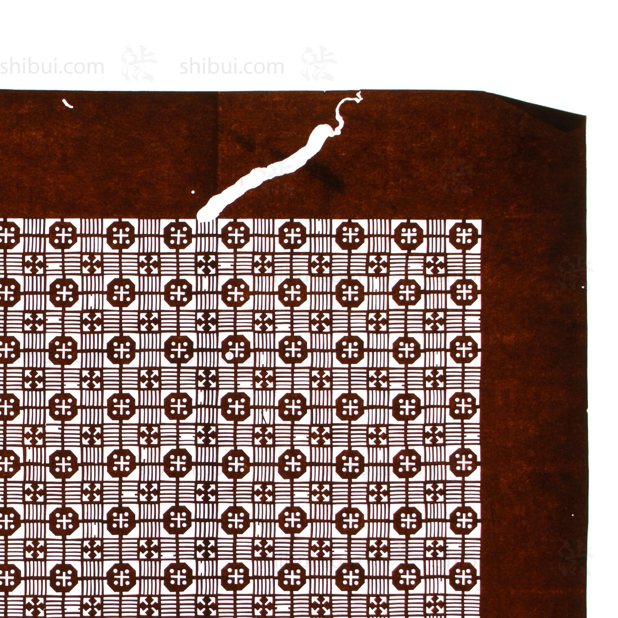 Edo Komon Katagami | Japanese Lacquered Paper Stencil