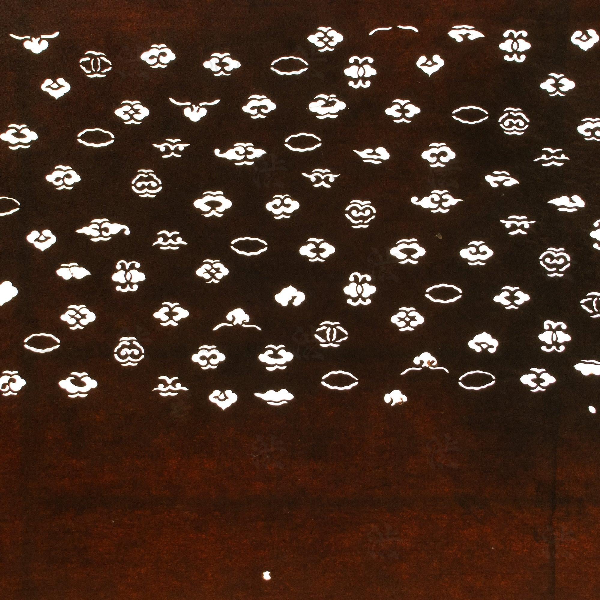 Meiji Katagami | Japanese Lacquered Paper Stencil