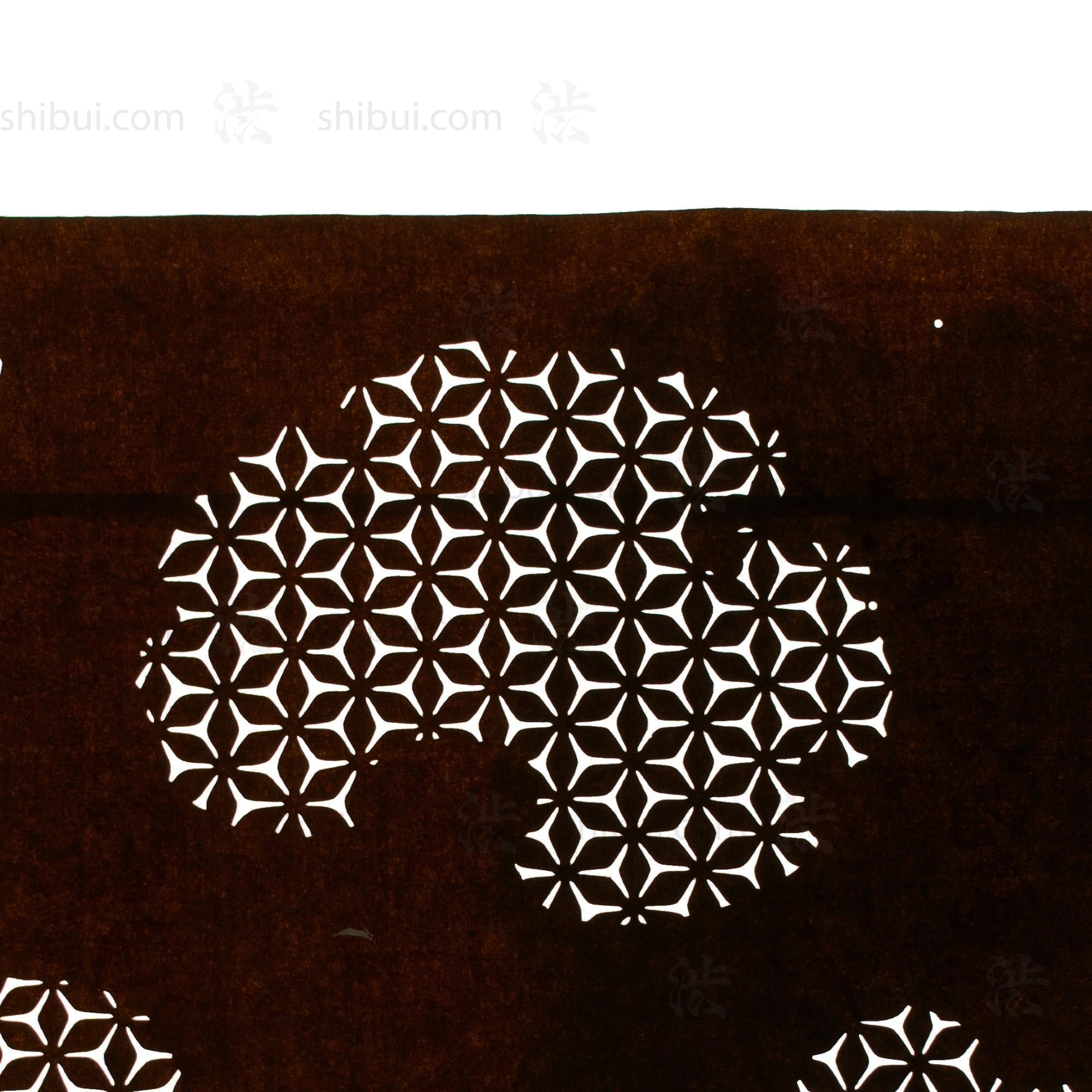 Meiji Katagami | Japanese Lacquered Paper Stencil