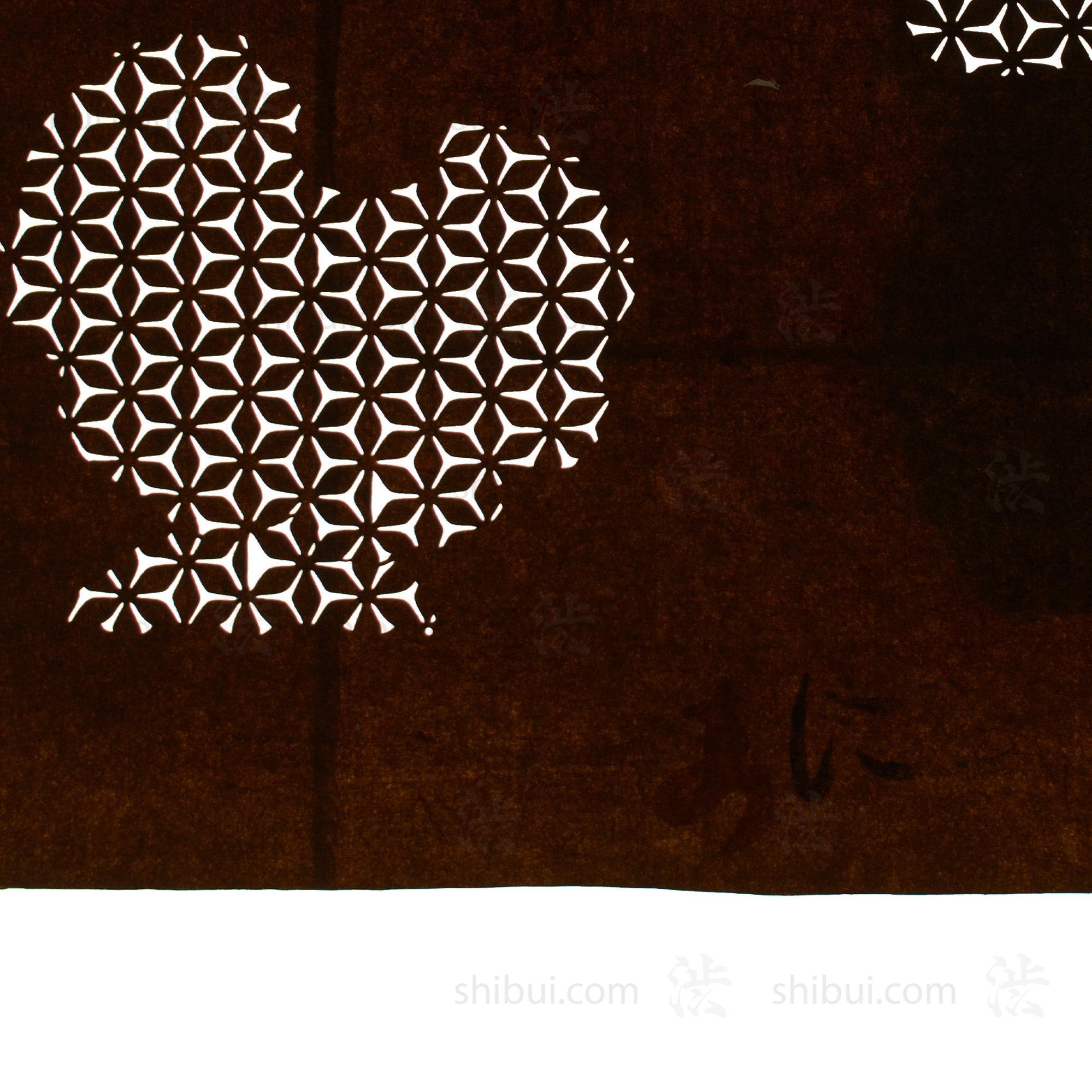 Meiji Katagami | Japanese Lacquered Paper Stencil