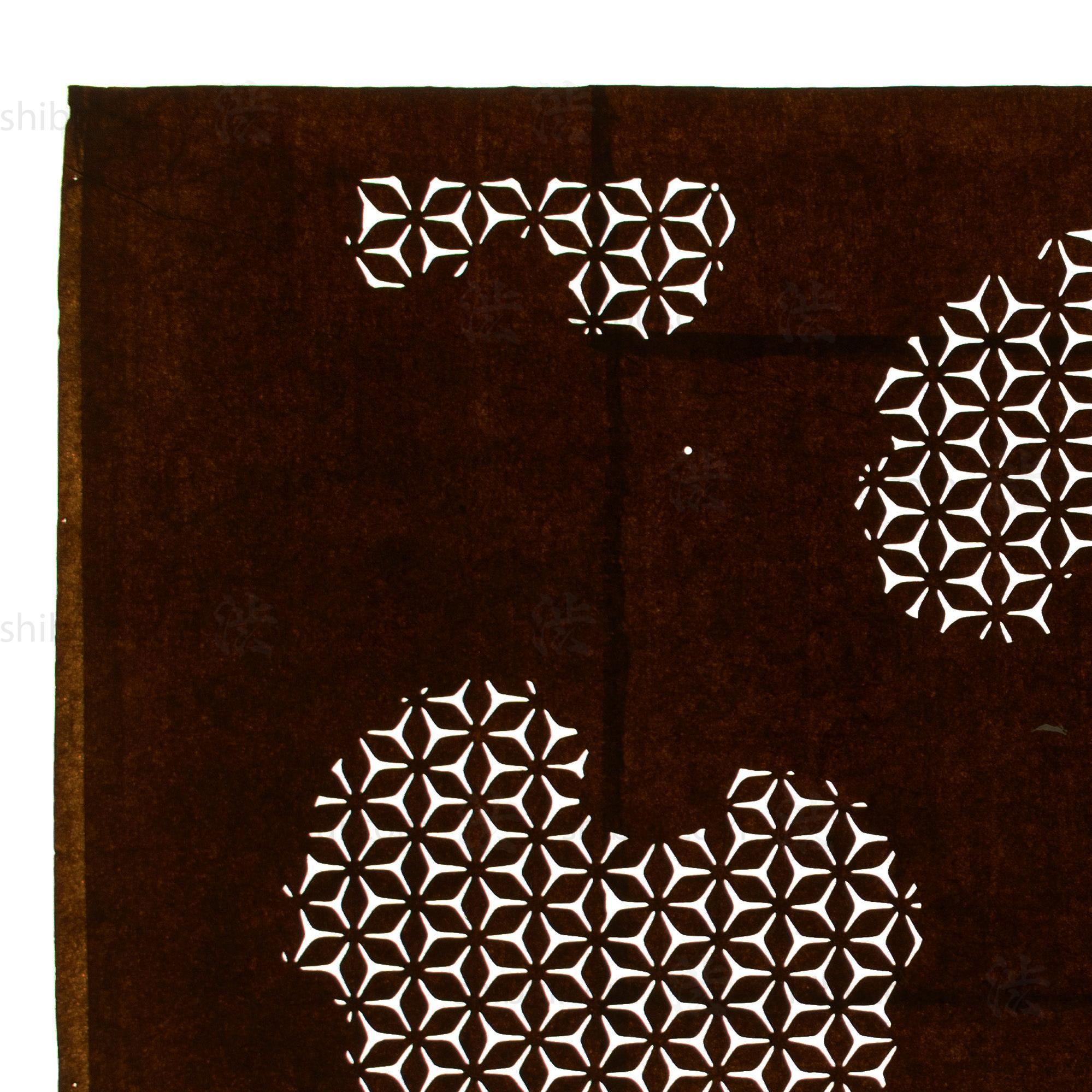 Meiji Katagami | Japanese Lacquered Paper Stencil