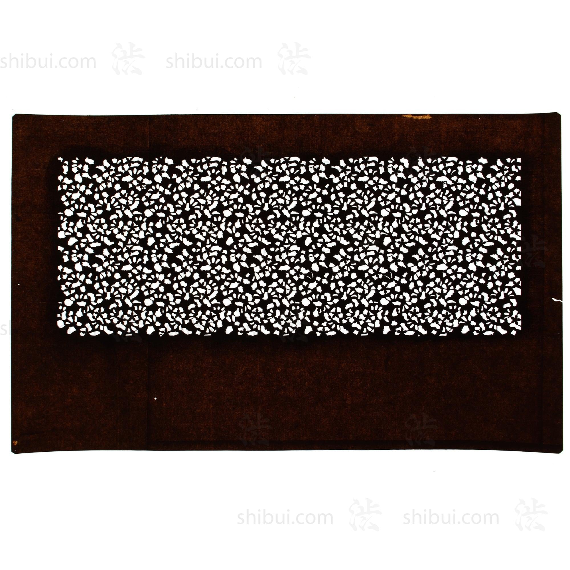 Meiji Katagami | Japanese Lacquered Paper Stencil