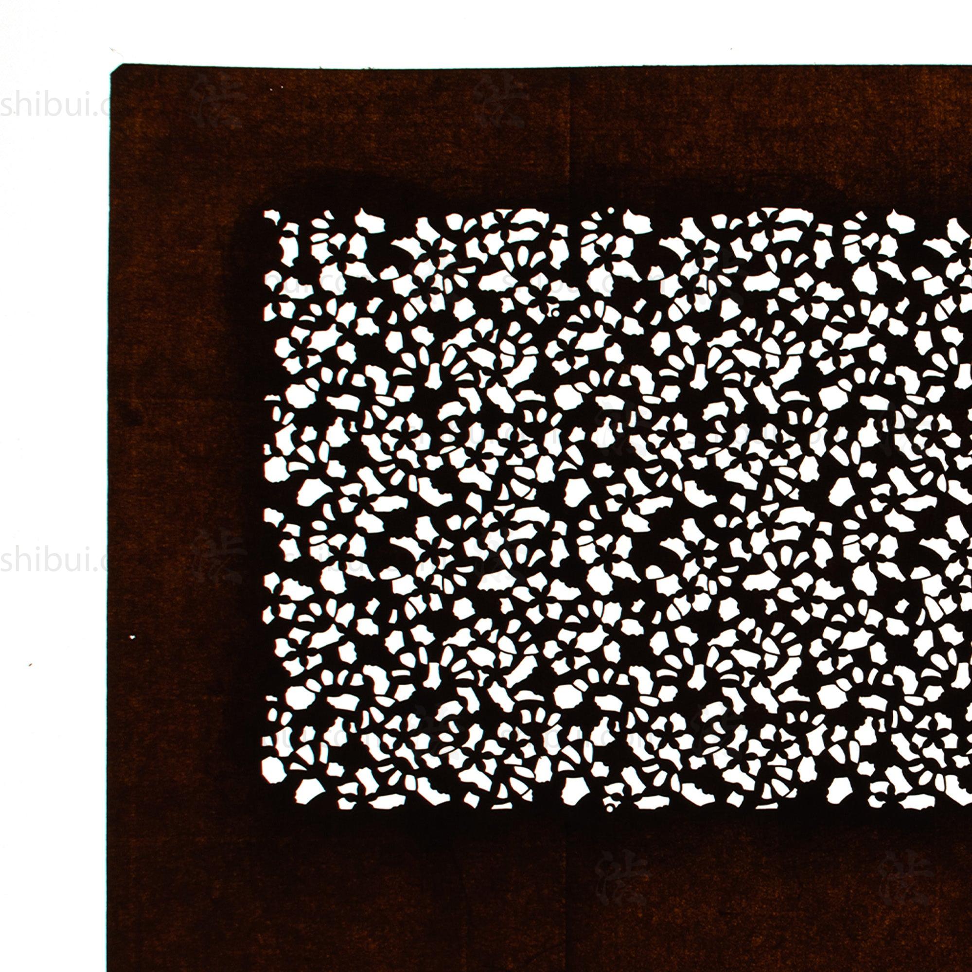 Meiji Katagami | Japanese Lacquered Paper Stencil