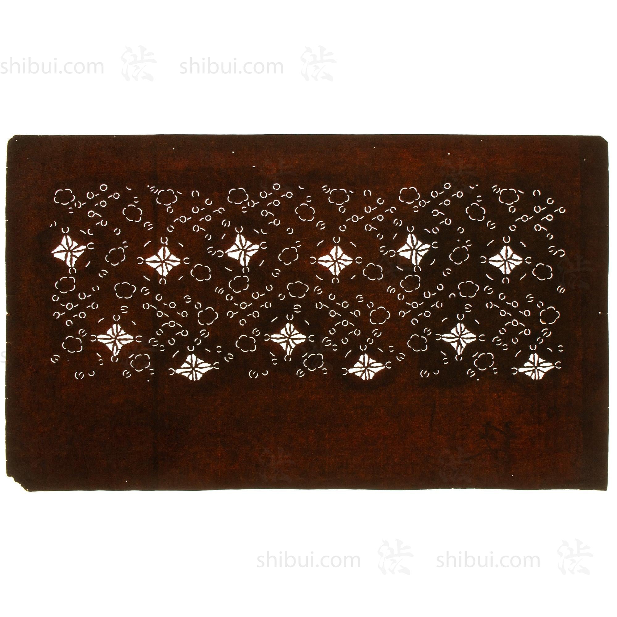 Meiji Katagami | Japanese Lacquered Paper Stencil