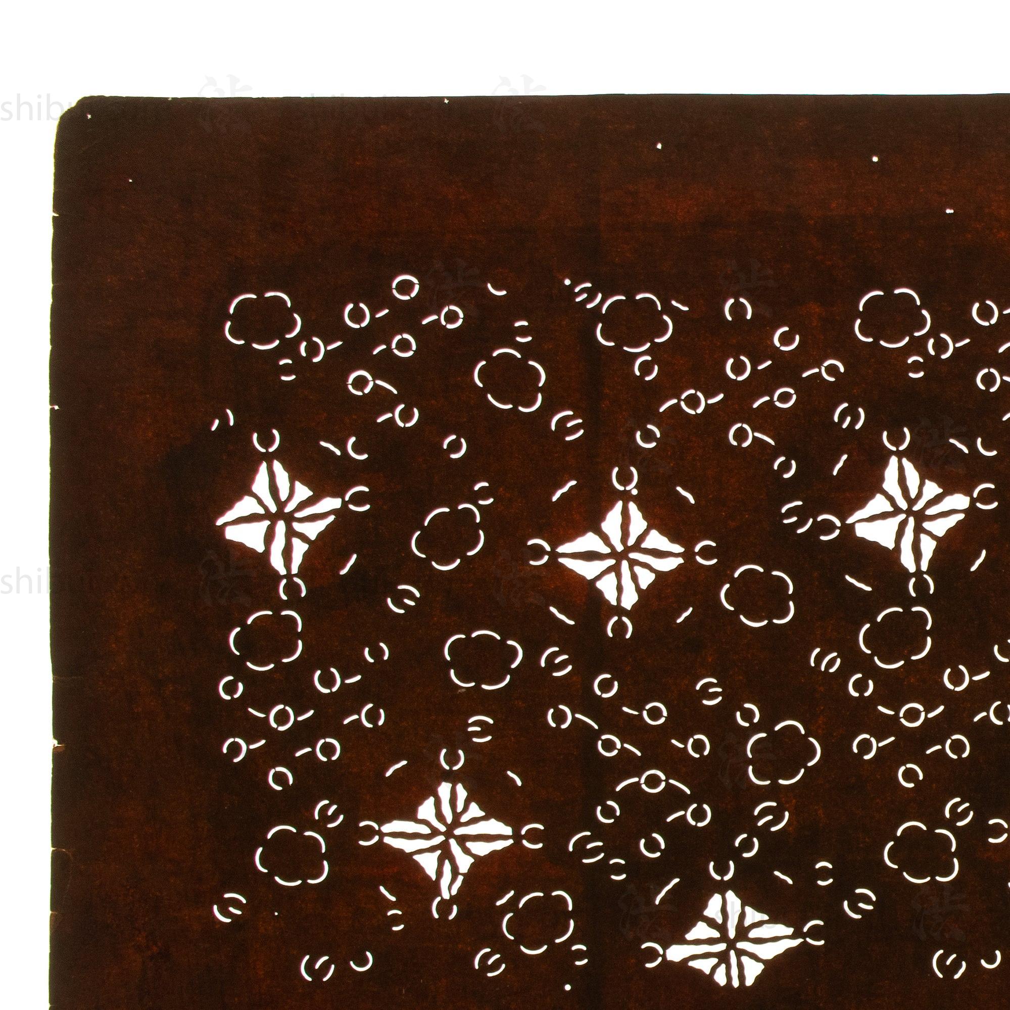 Meiji Katagami | Japanese Lacquered Paper Stencil