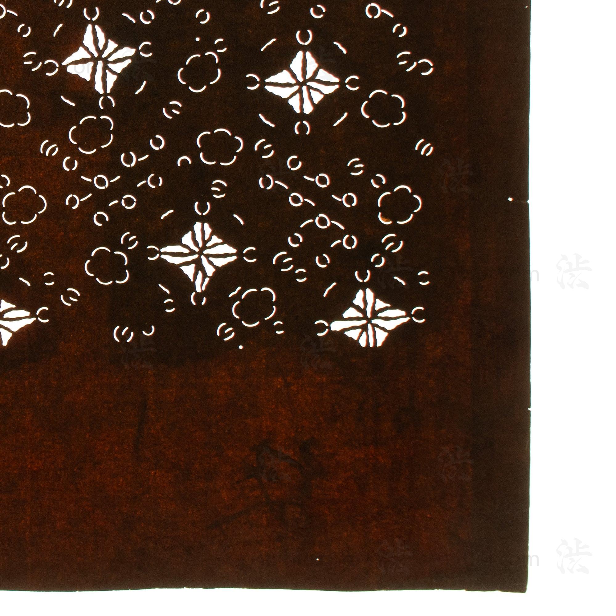 Meiji Katagami | Japanese Lacquered Paper Stencil