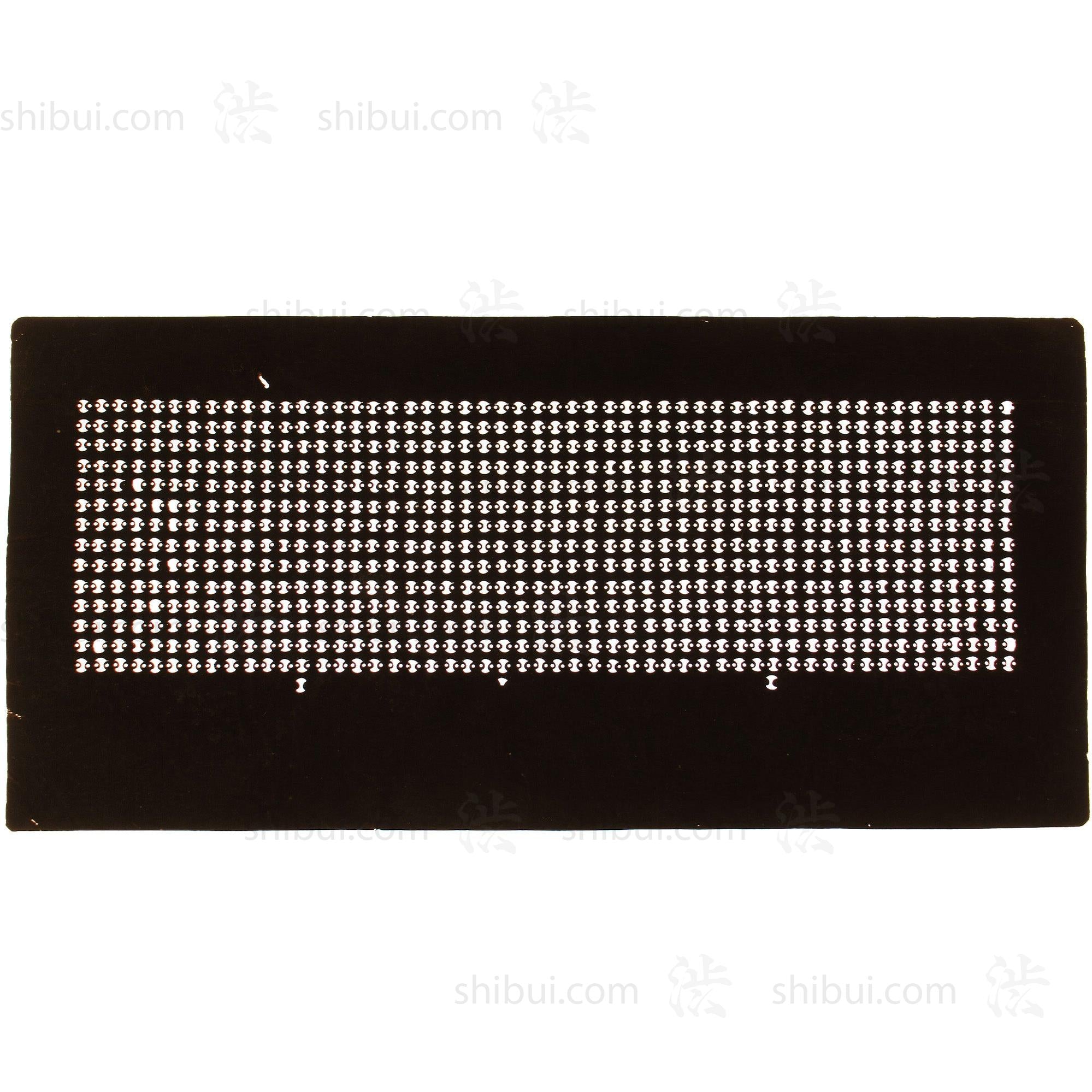 Edo Komon Katagami | Japanese Lacquered Paper Stencil