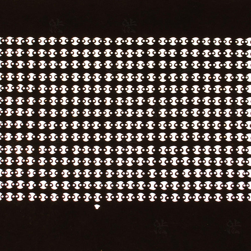 Edo Komon Katagami | Japanese Lacquered Paper Stencil