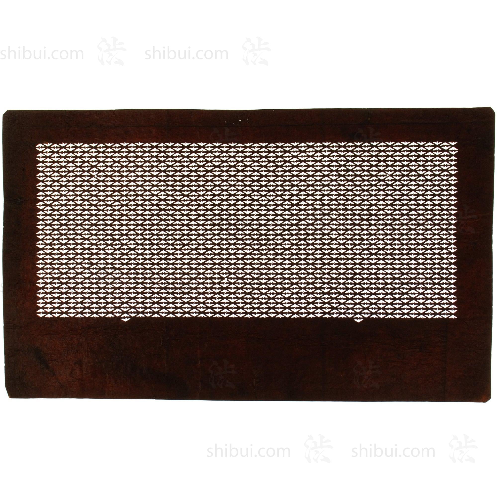 Edo Komon Katagami | Japanese Lacquered Paper Stencil