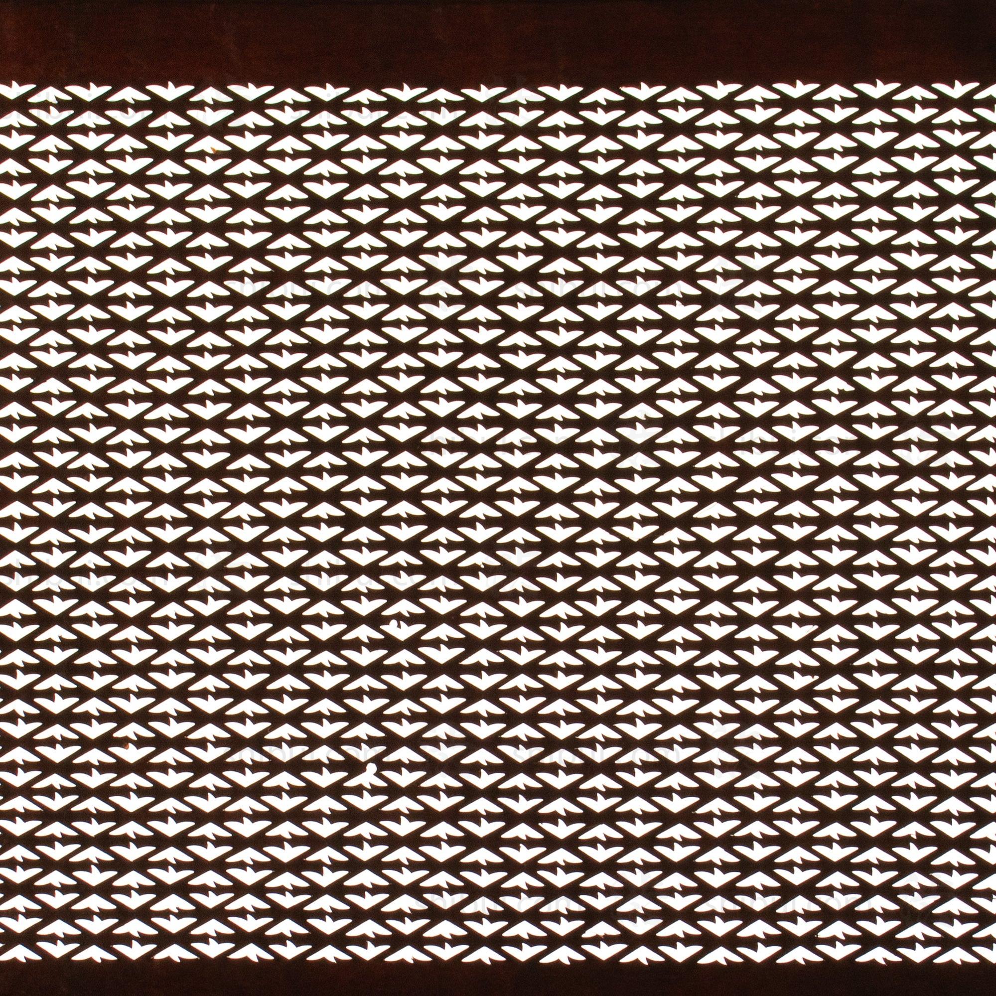 Edo Komon Katagami | Japanese Lacquered Paper Stencil