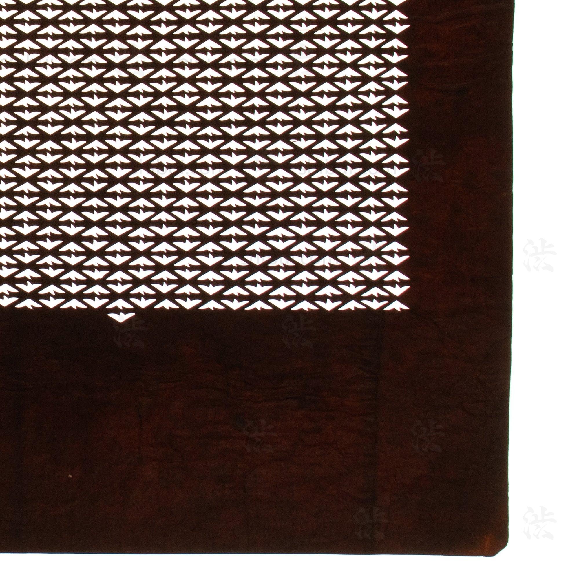 Edo Komon Katagami | Japanese Lacquered Paper Stencil