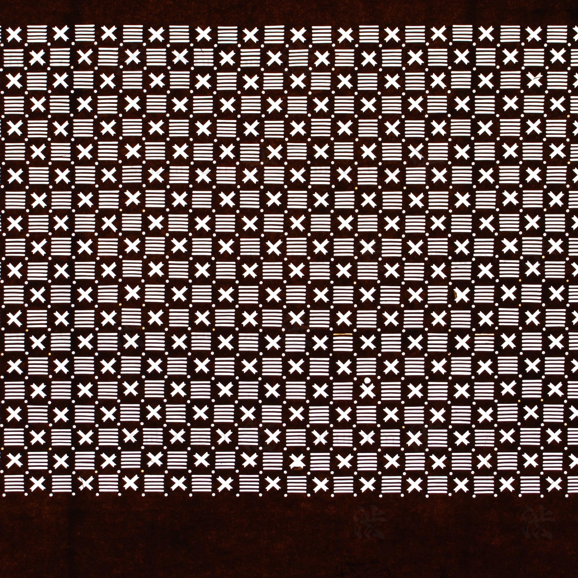 Edo Komon Katagami | Japanese Lacquered Paper Stencil