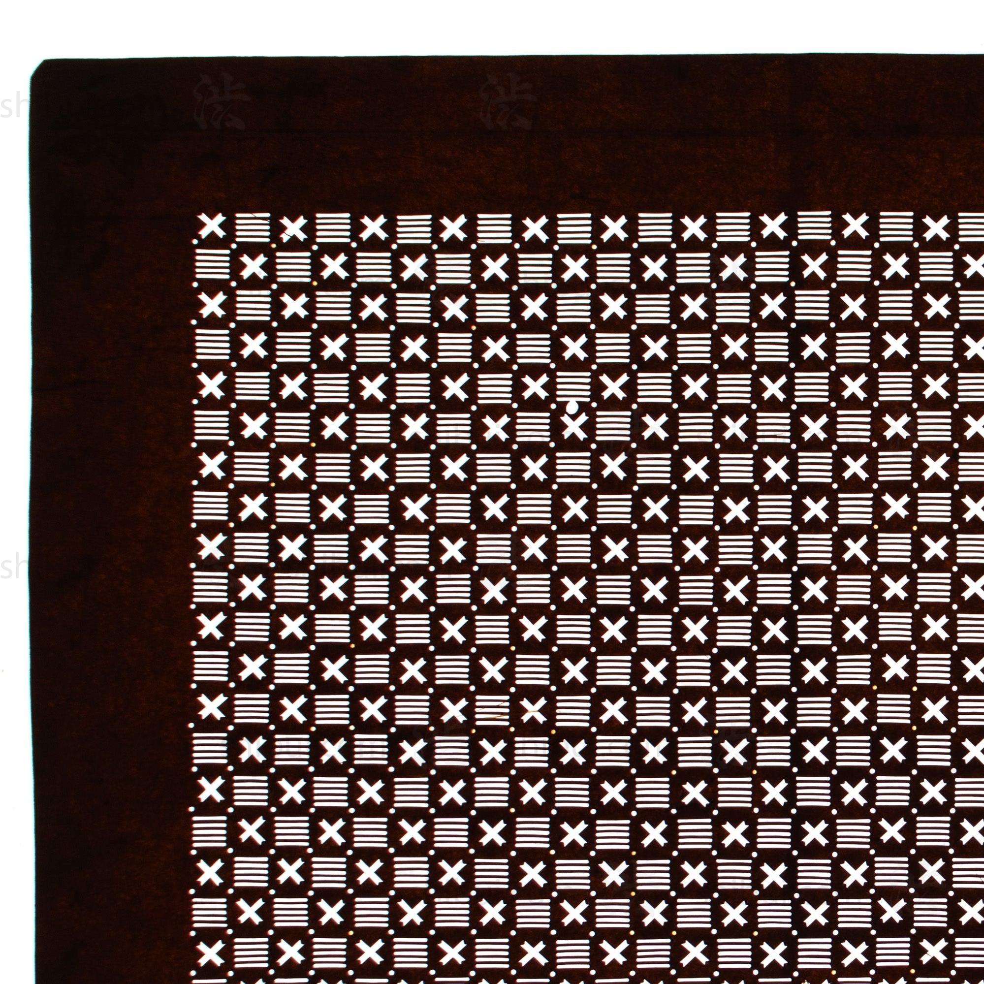 Edo Komon Katagami | Japanese Lacquered Paper Stencil