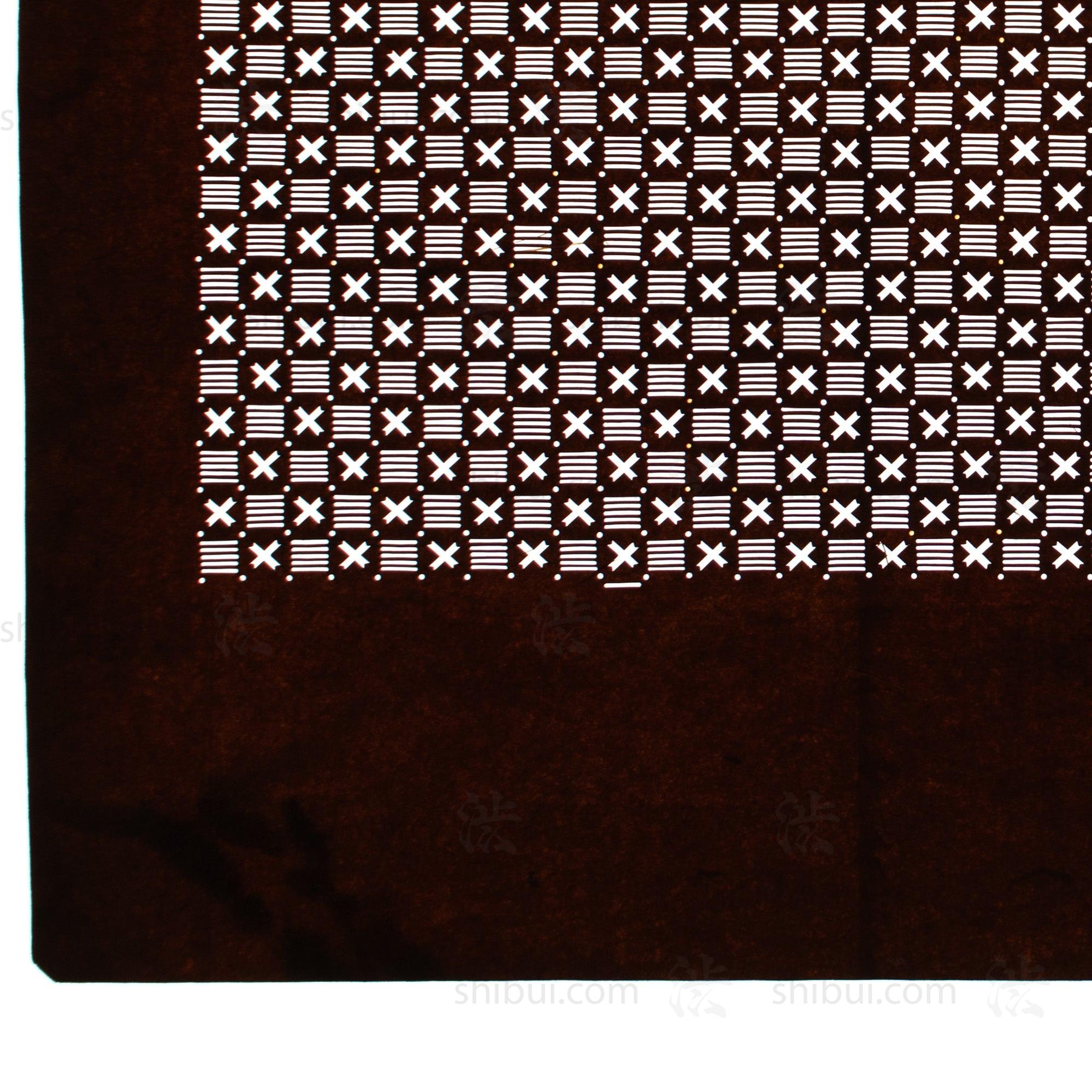 Edo Komon Katagami | Japanese Lacquered Paper Stencil