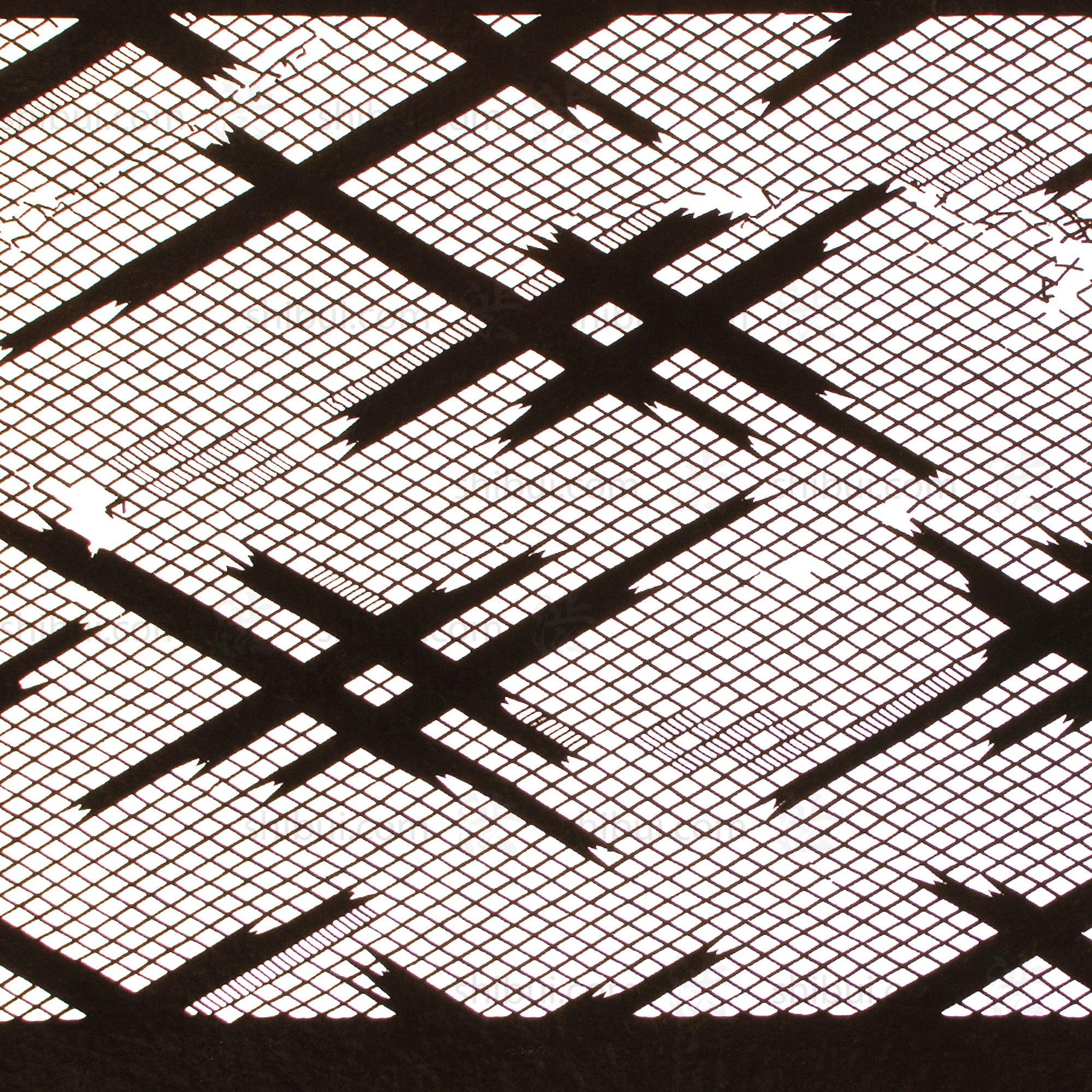 Kasuri Motif Katagami | Japanese Lacquered Paper Stencil