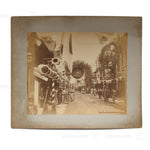 Antique Japanese Albumen Photo of the Bentendori Quarter
