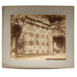 Antique Japanese Albumen Photo of Toshogu Temple Karamon Gate