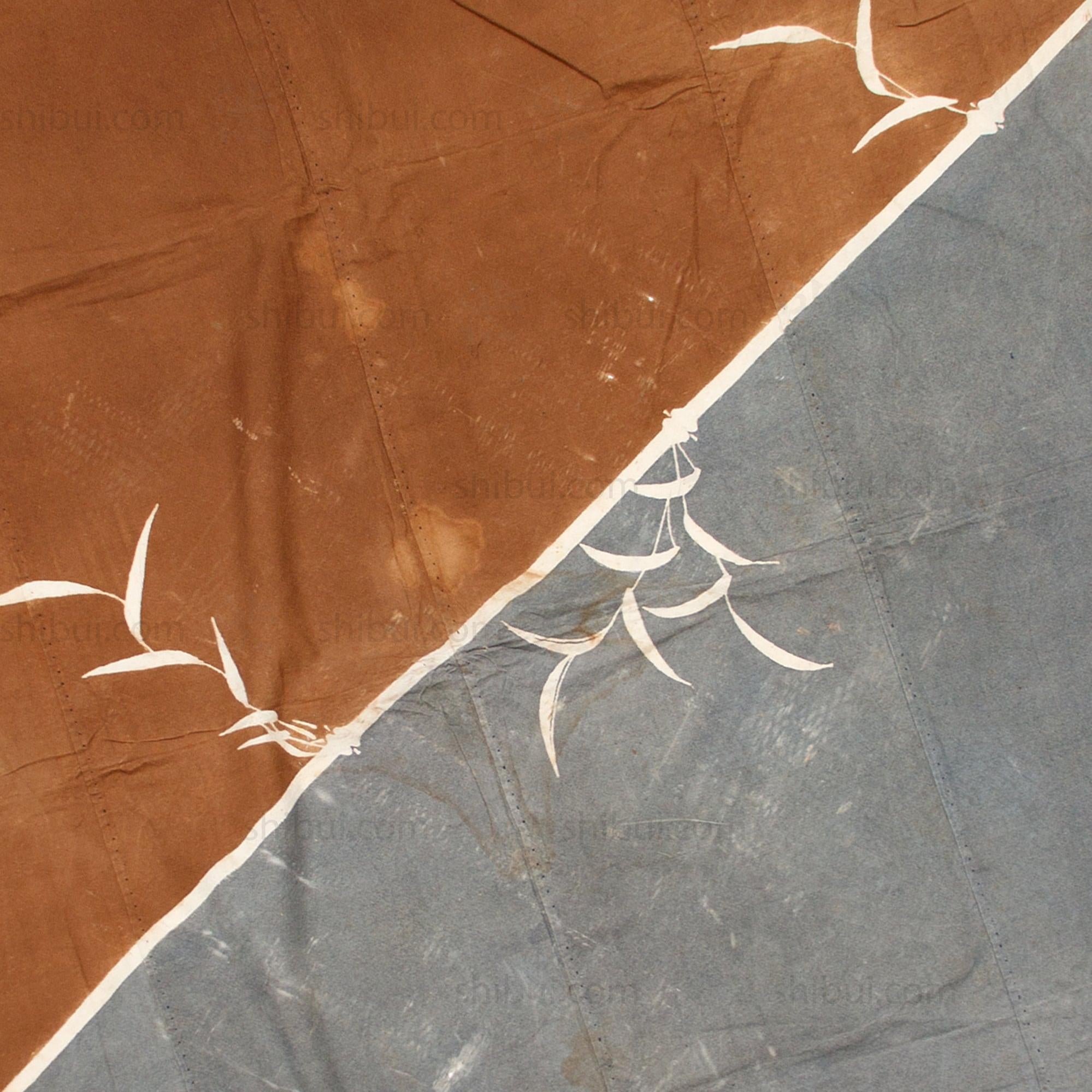 Tsutsugaki Furoshiki with Reeds & Butterfly