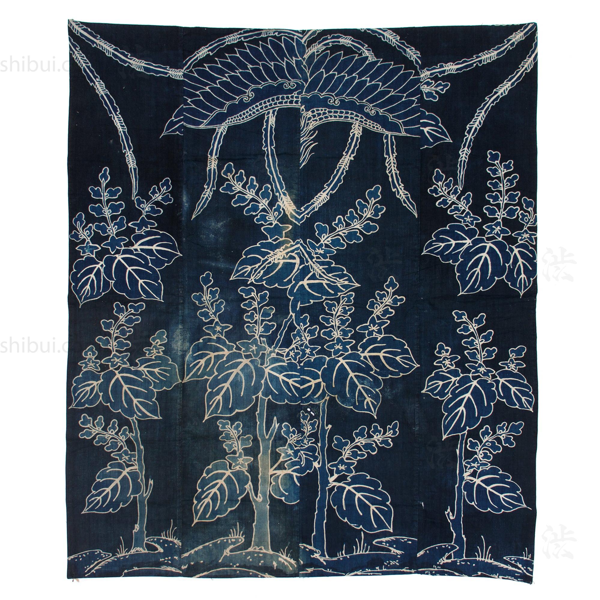 Antique Japanese Tsutsugaki Futonji