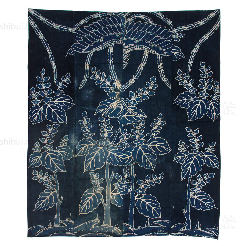 Antique Japanese Tsutsugaki Futonji