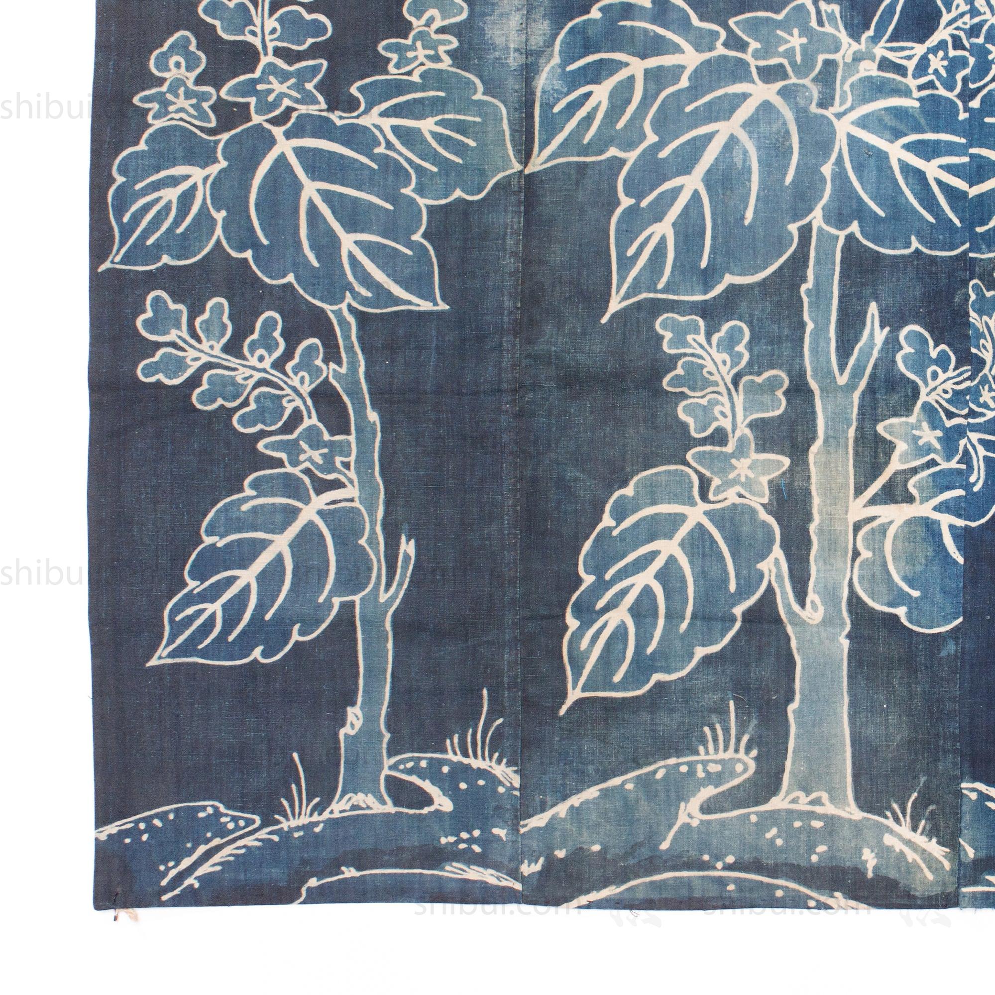 Antique Japanese Tsutsugaki Futonji