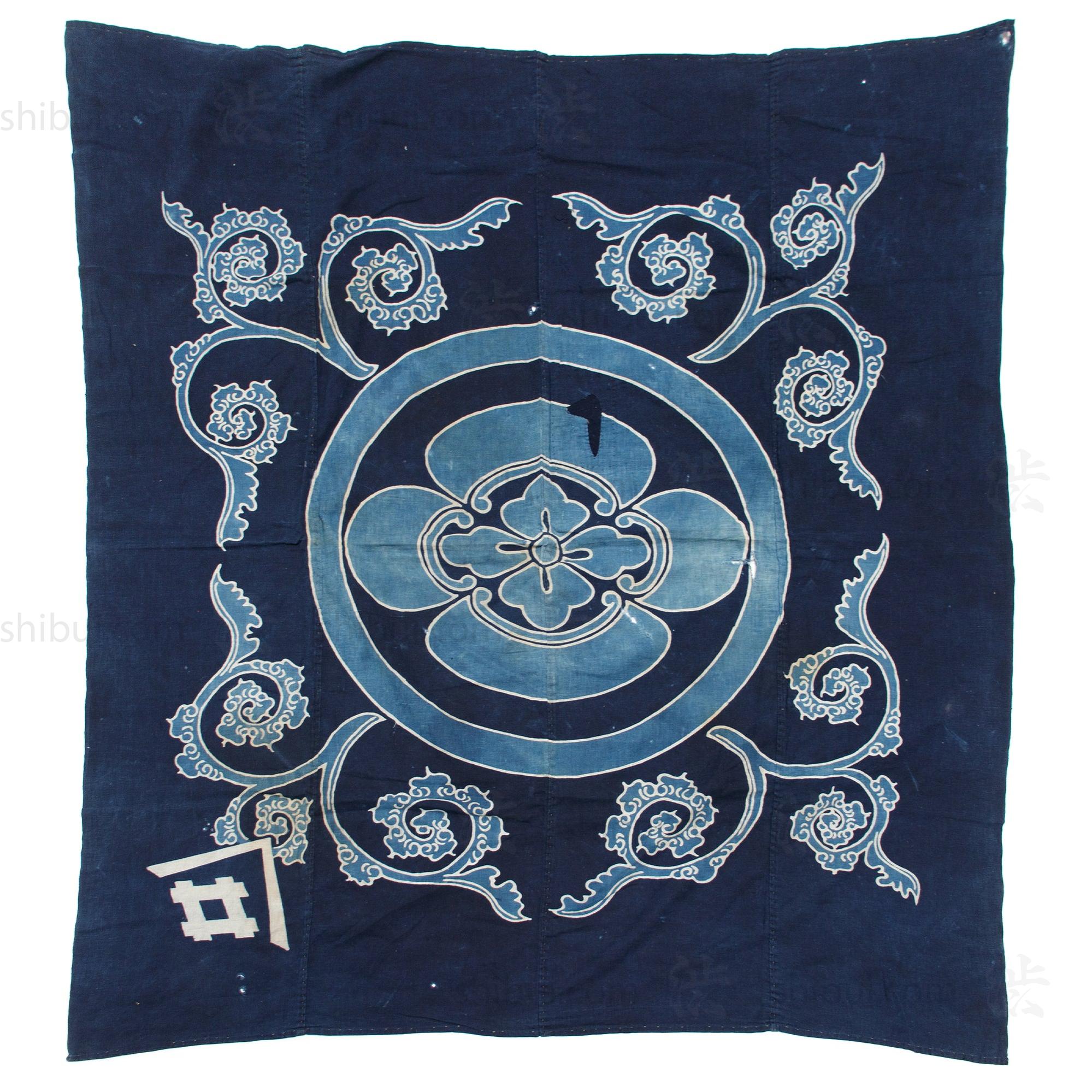 Tsutsugaki Furoshiki | Japanese Indigo