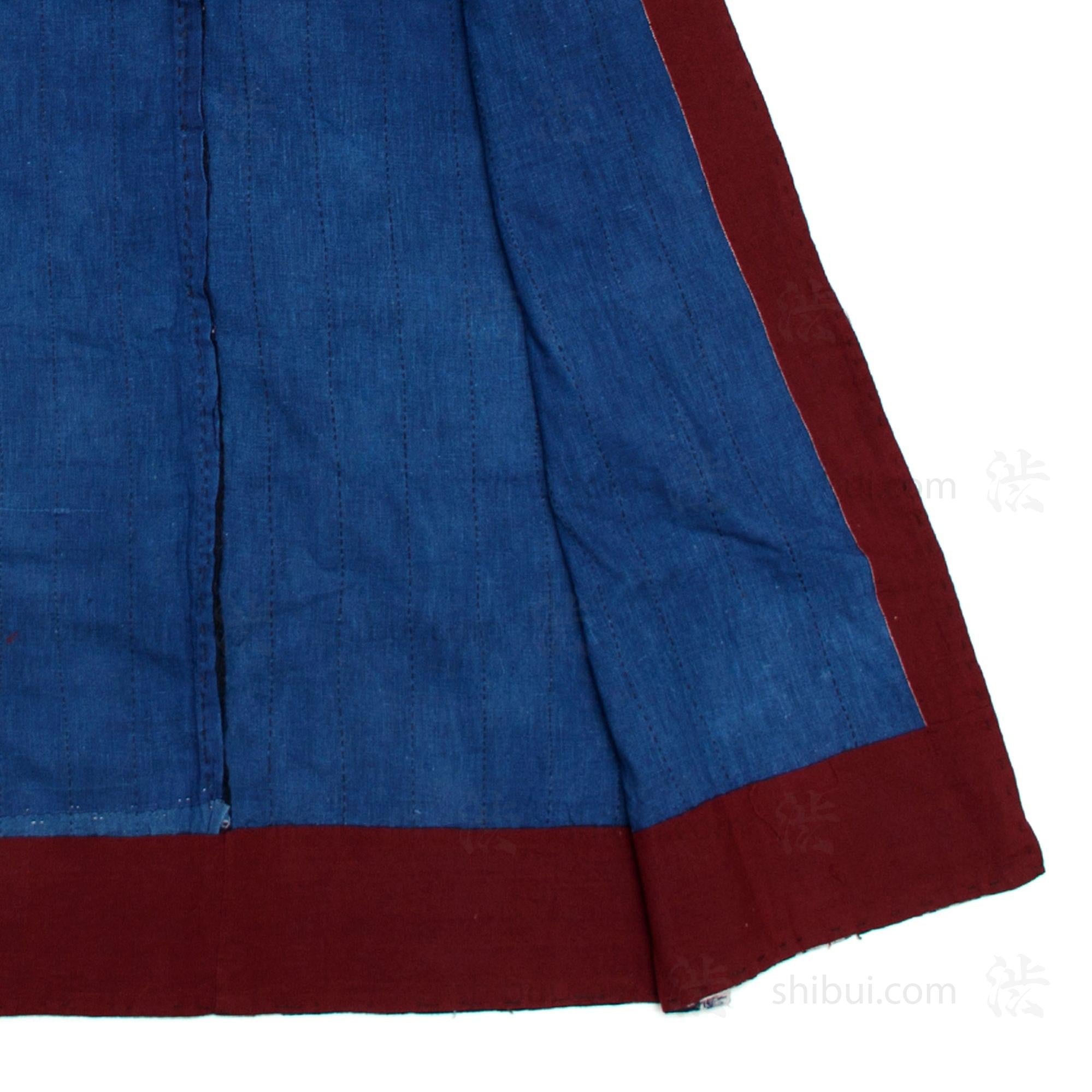 Quilted Indigo Kasuri Kimono