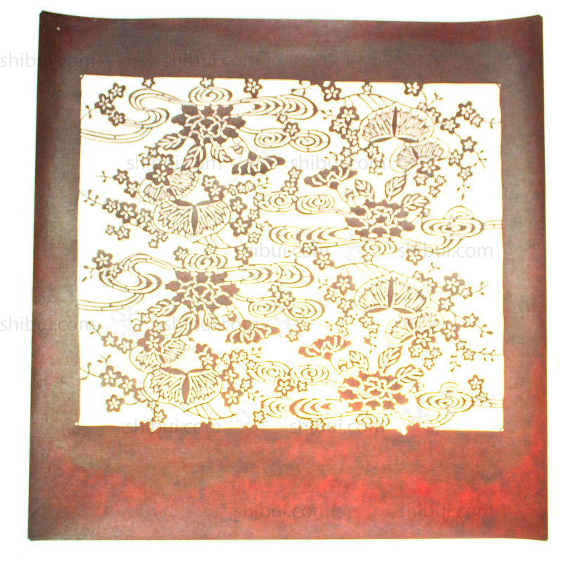 Katagami Japanese Lacquered Paper Stencil