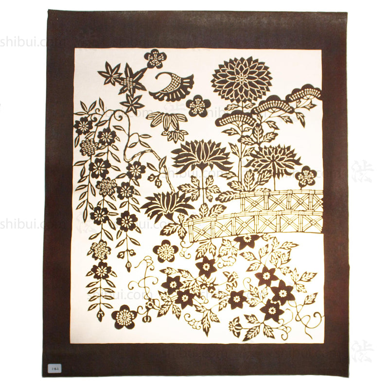 Katagami Japanese Lacquered Paper Stencil