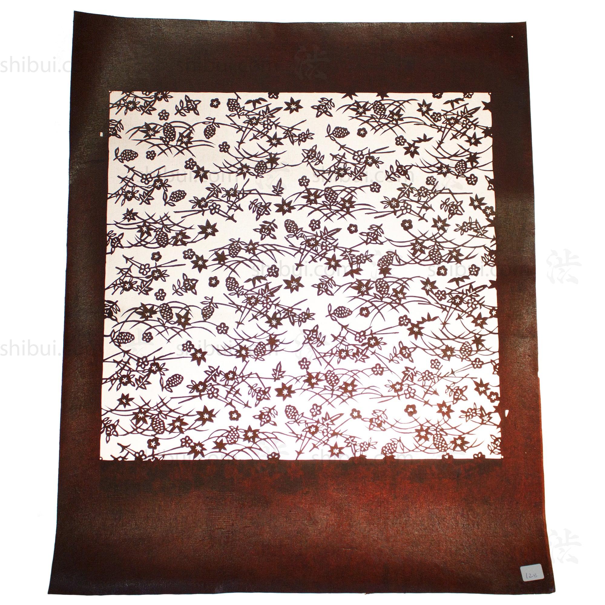 Katagami Japanese Lacquered Paper Stencil