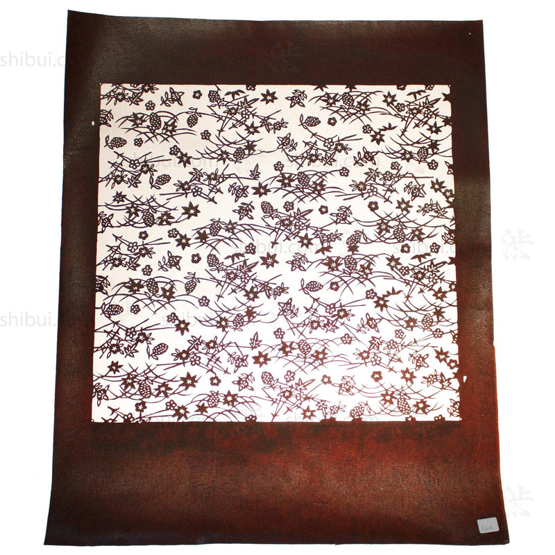 Katagami Japanese Lacquered Paper Stencil