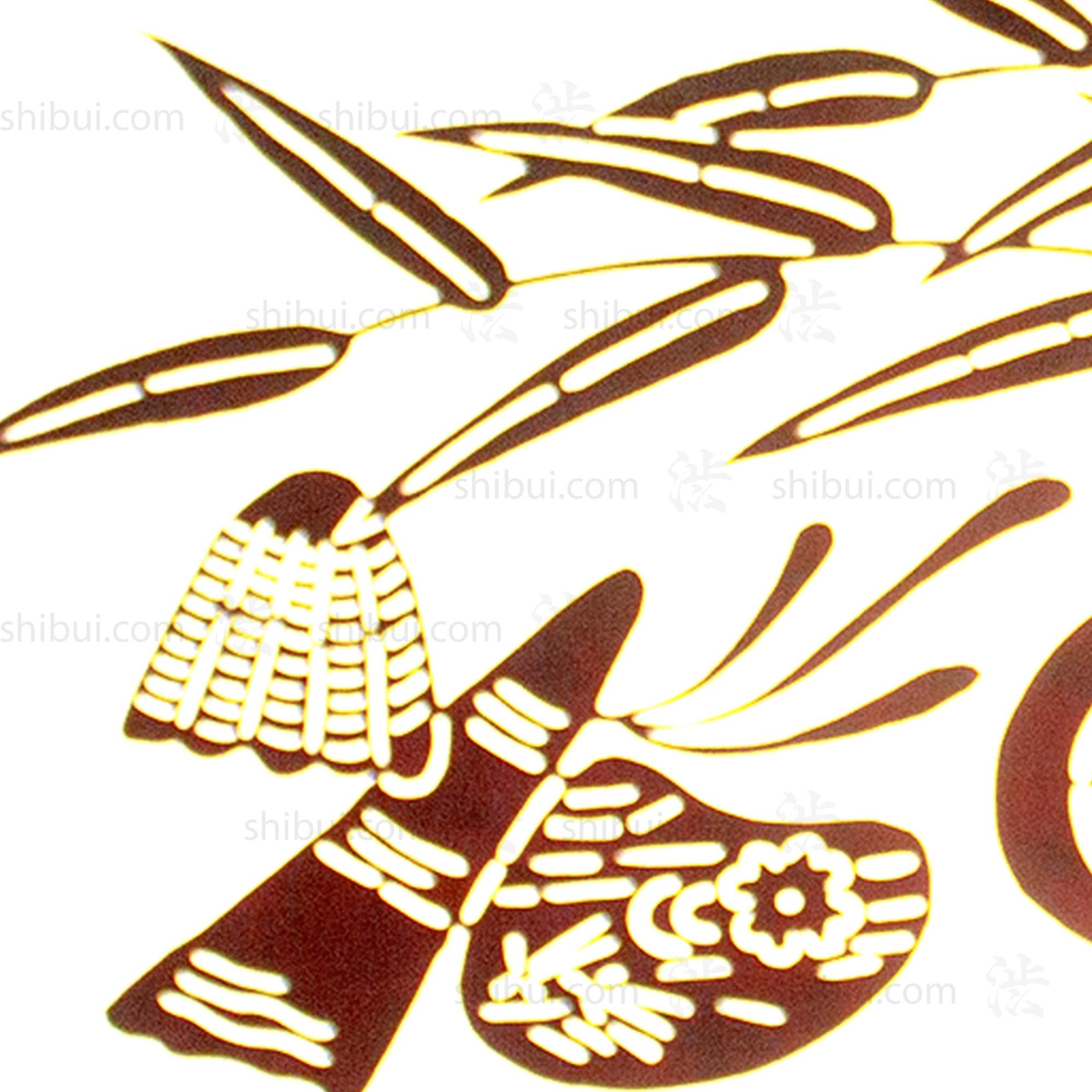 Katagami Japanese Lacquered Paper Stencil