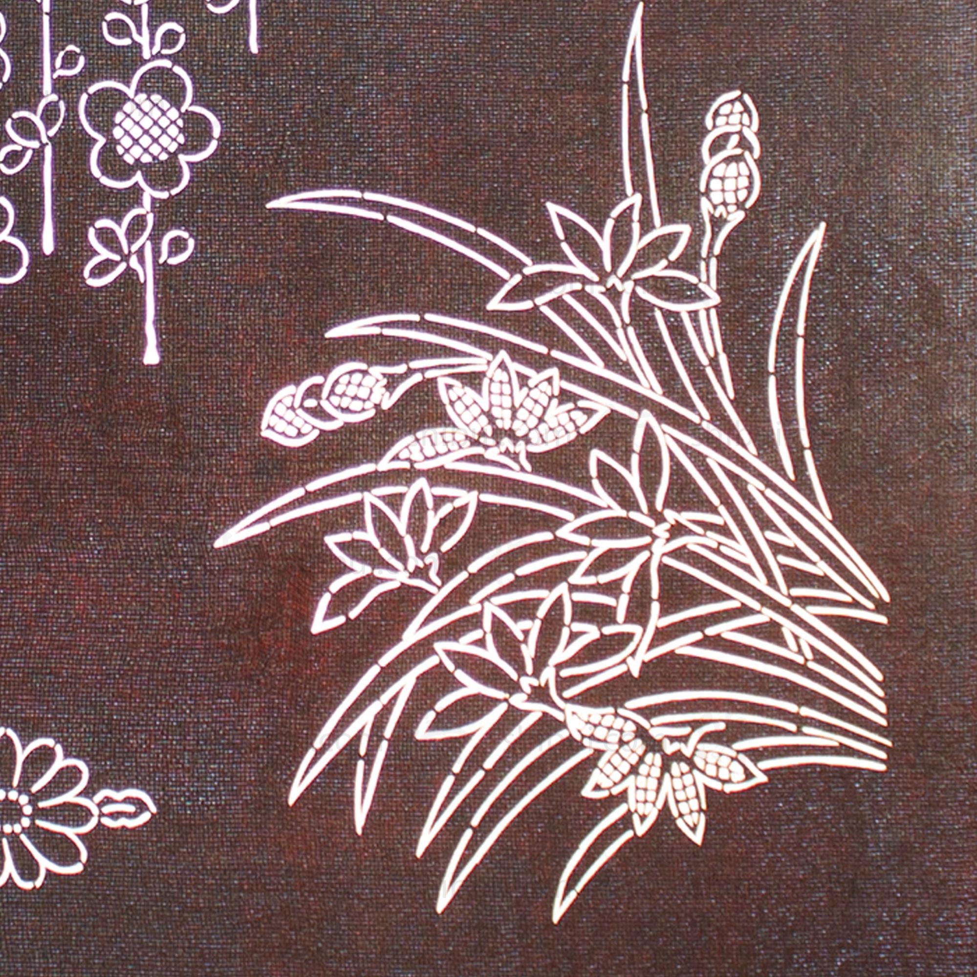 Katagami Japanese Lacquered Paper Stencil