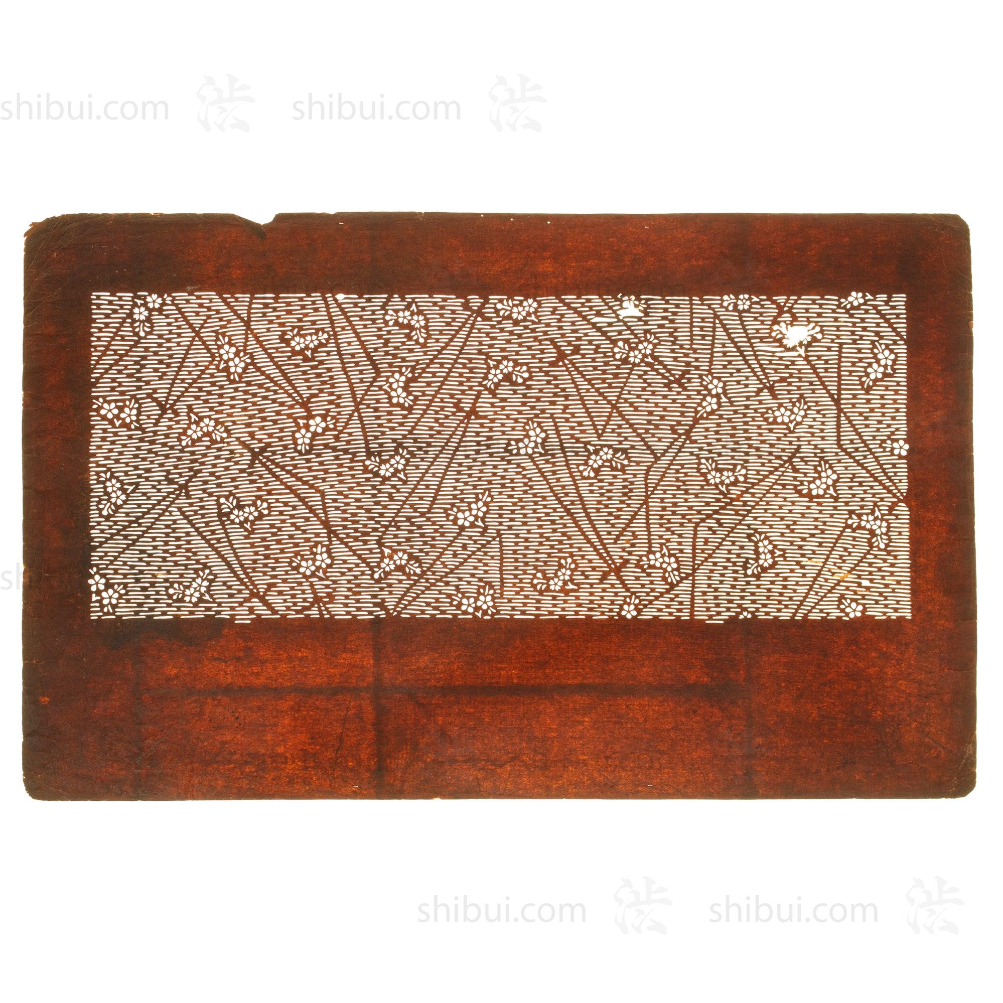 Edo Komon Katagami | Japanese Lacquered Paper Stencil