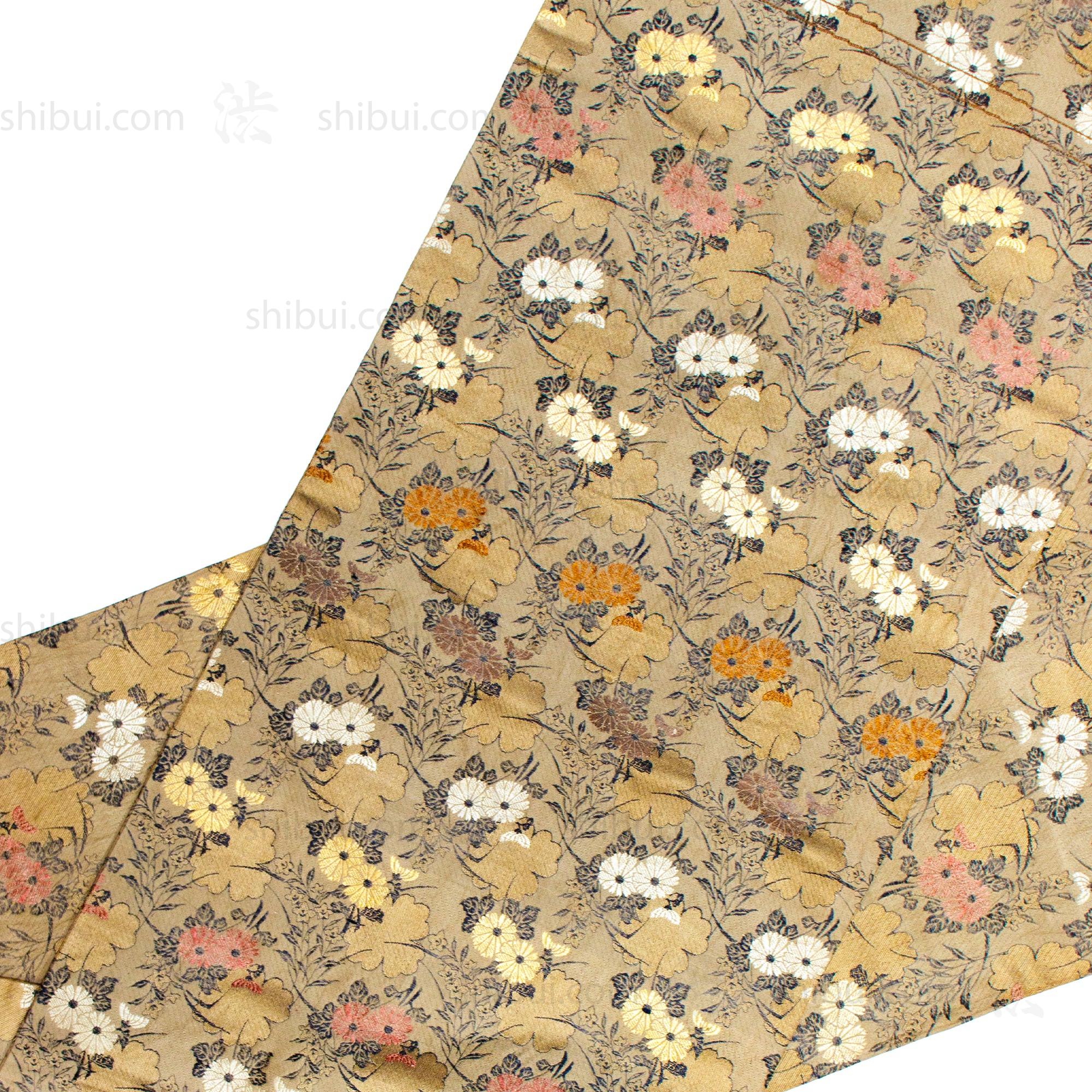 Japanese Silk Brocade Maru Obi