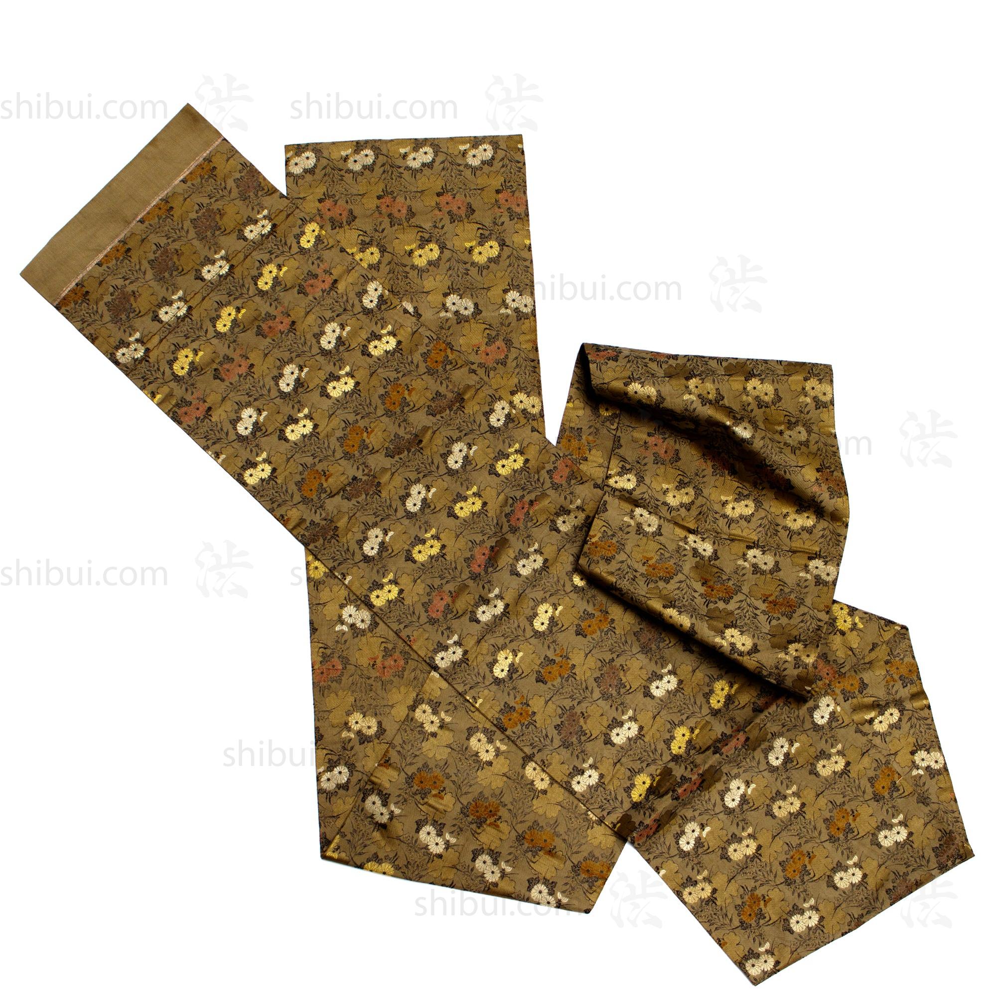 Japanese Silk Brocade Maru Obi