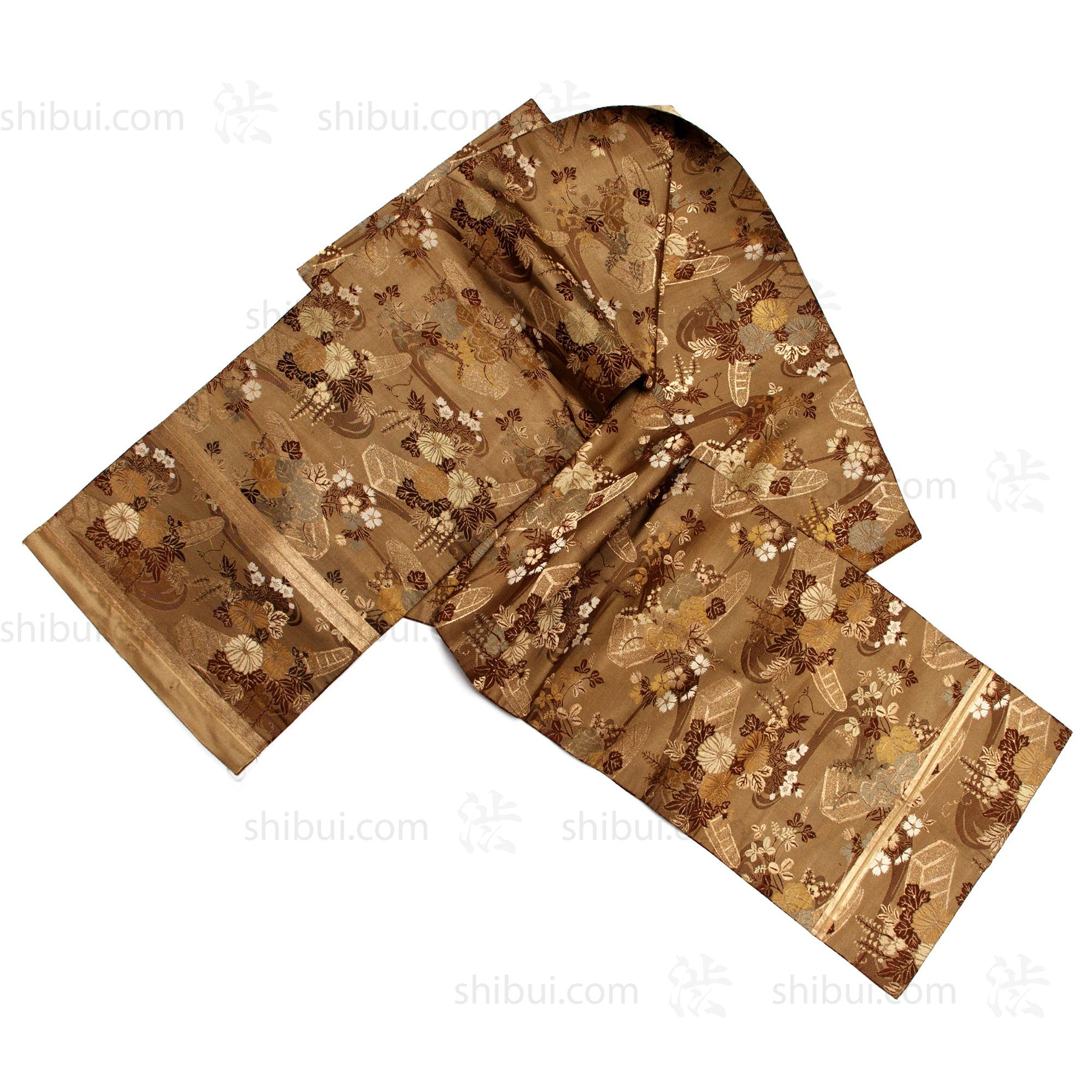 Japanese Silk Brocade Maru Obi