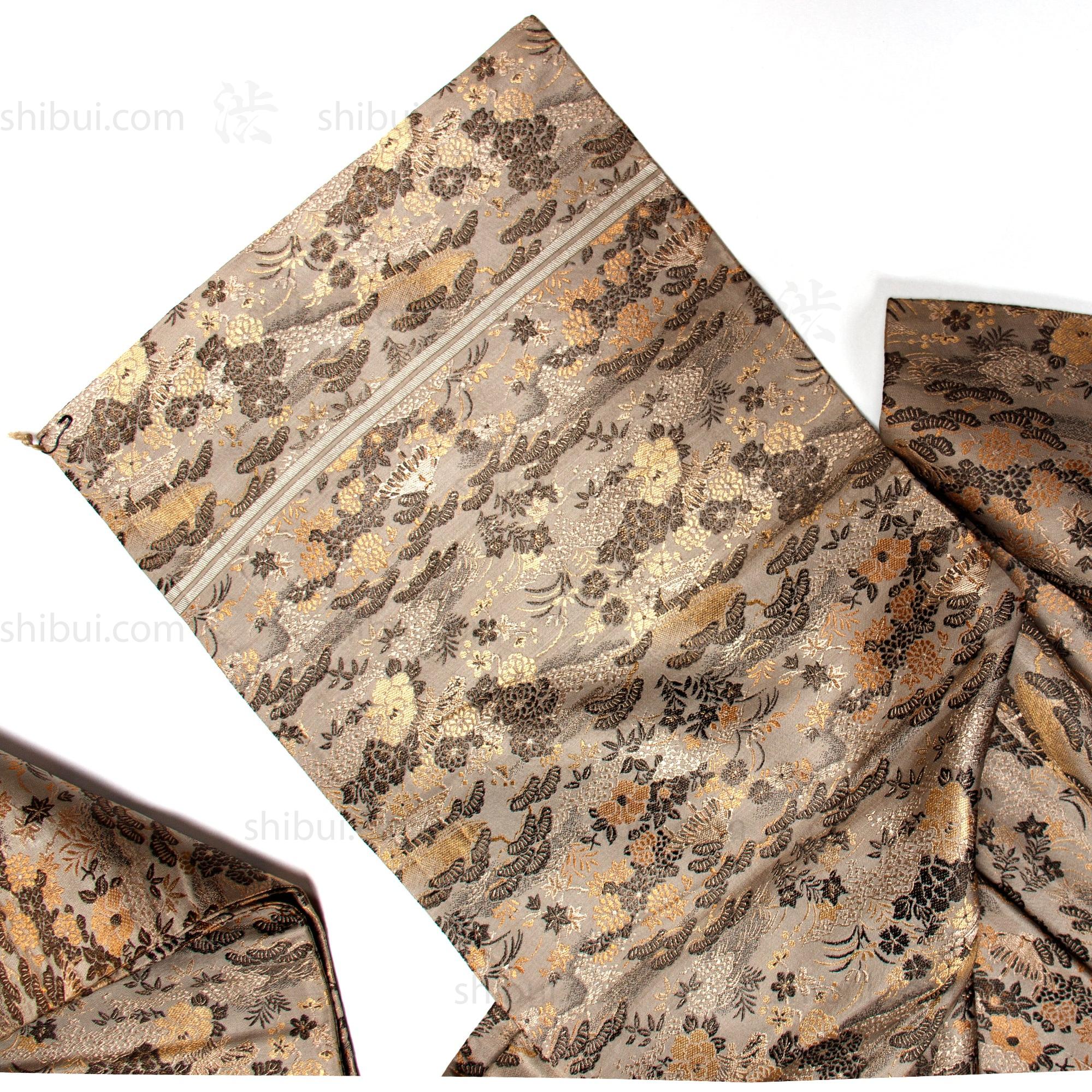 Japanese Silk Brocade Maru Obi