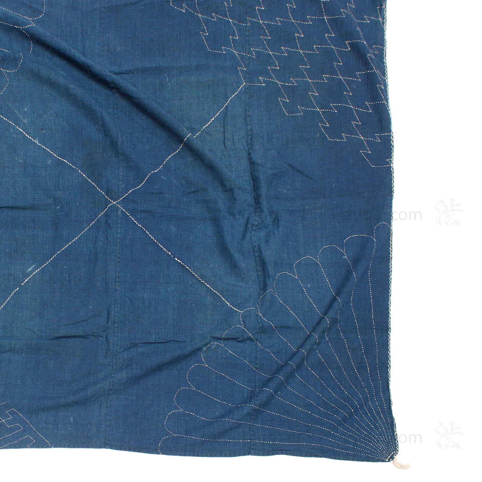 Indigo Sashiko Furoshiki
