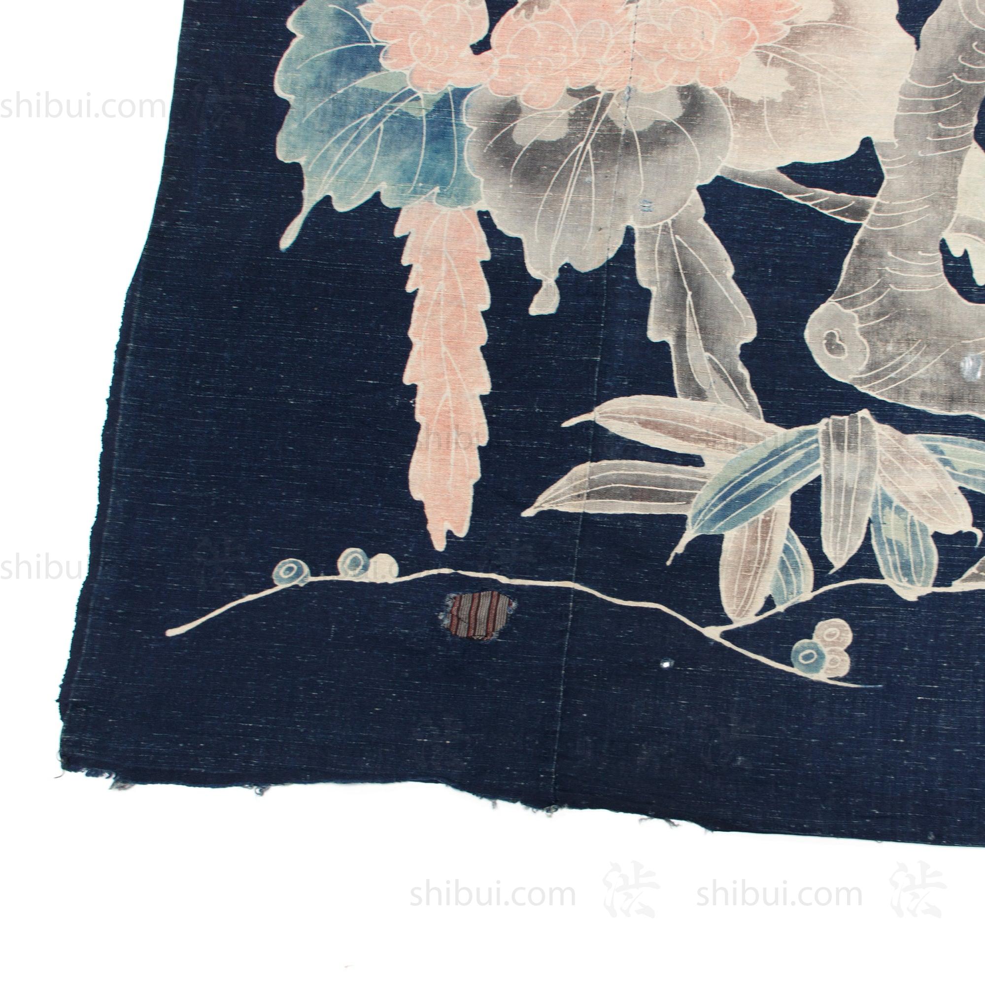 Antique Tsutsugaki Hyoo Phoenix Futonji
