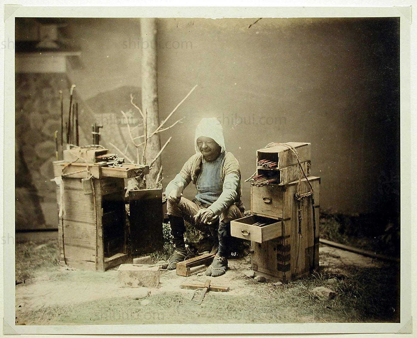 Antique Gyosho Bako | Japanese Peddler's Box