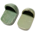 Japanese Antique Kawara-Geta | Ceramic Bathroom Slippers