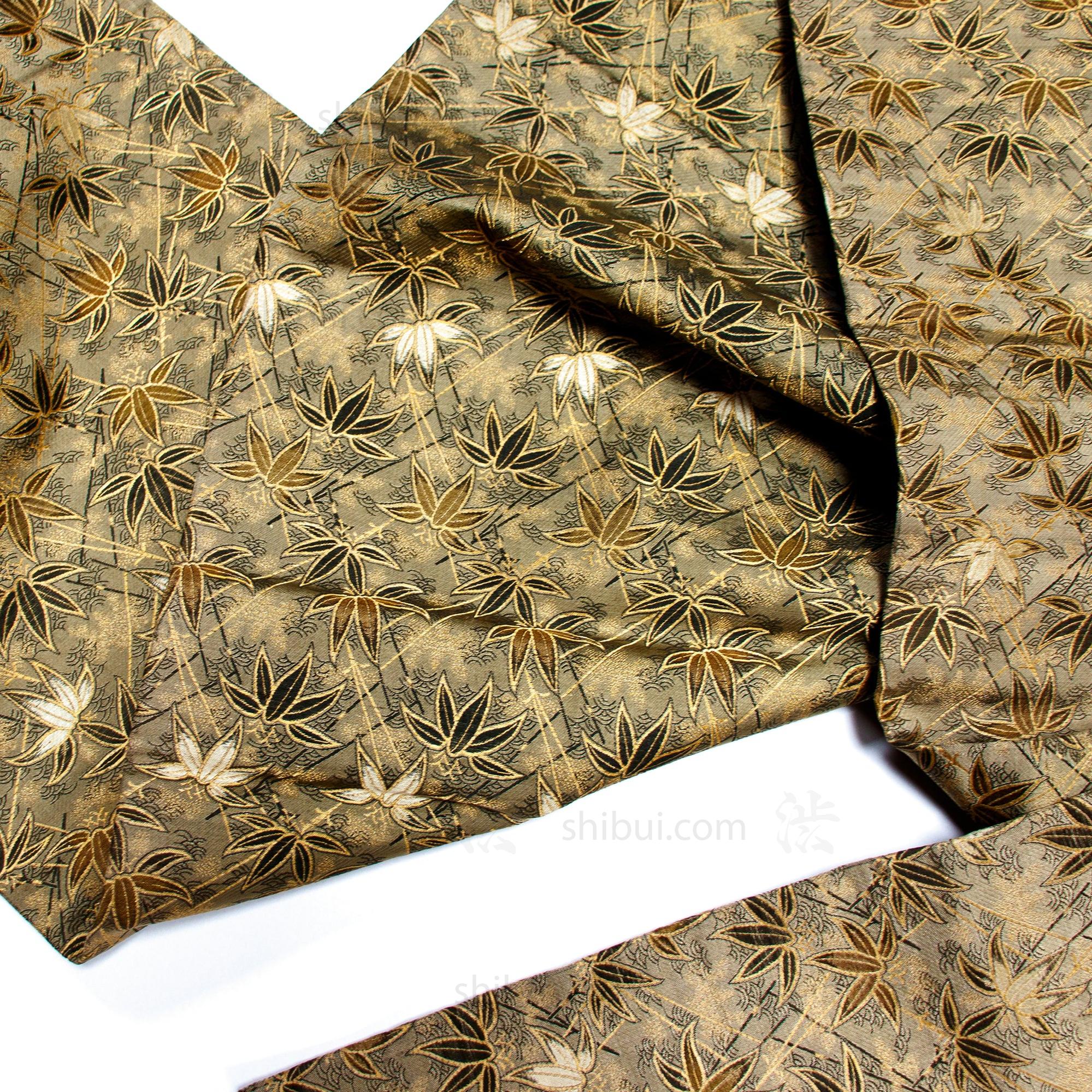 Japanese Silk Brocade Maru Obi