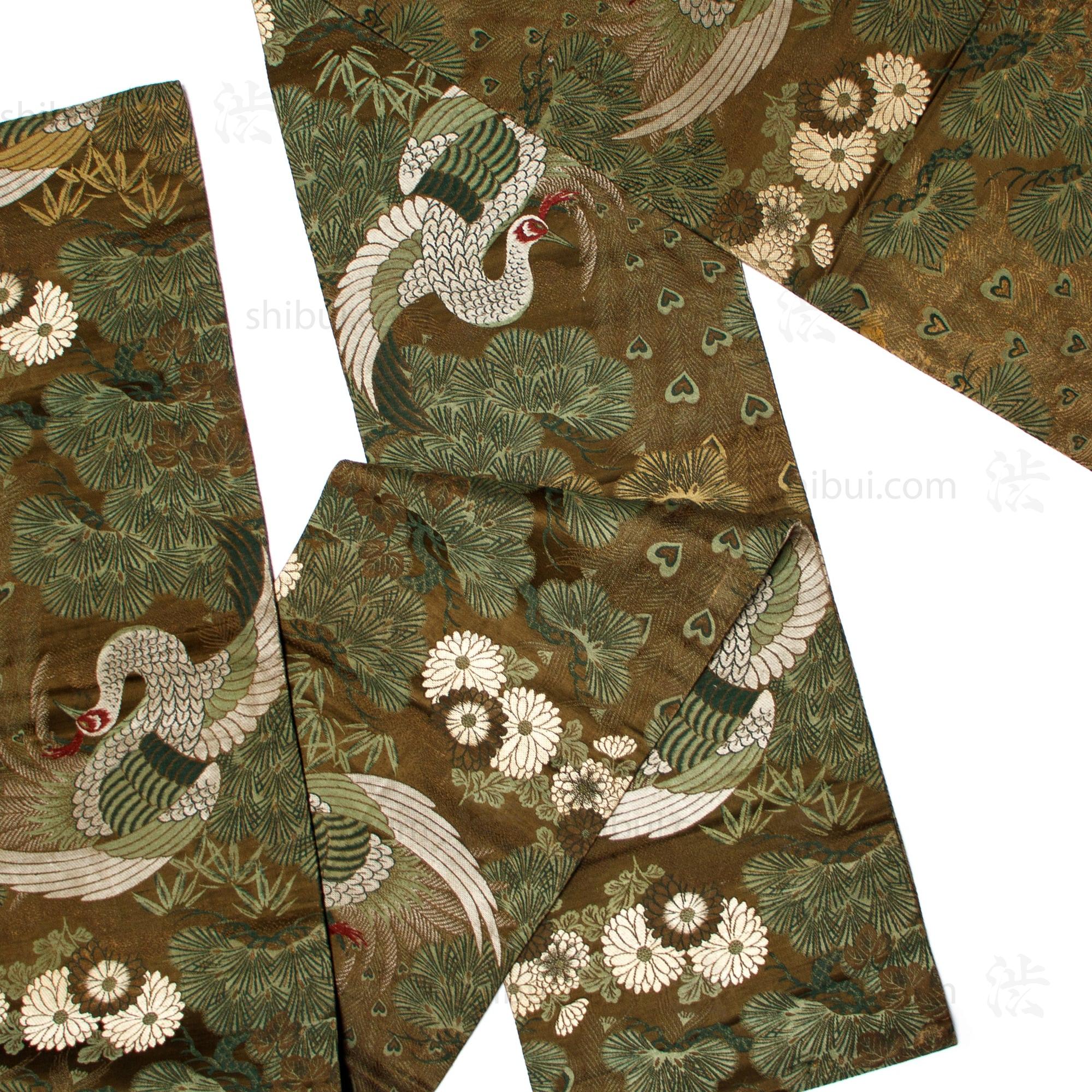 Japanese Silk Brocade Maru Obi