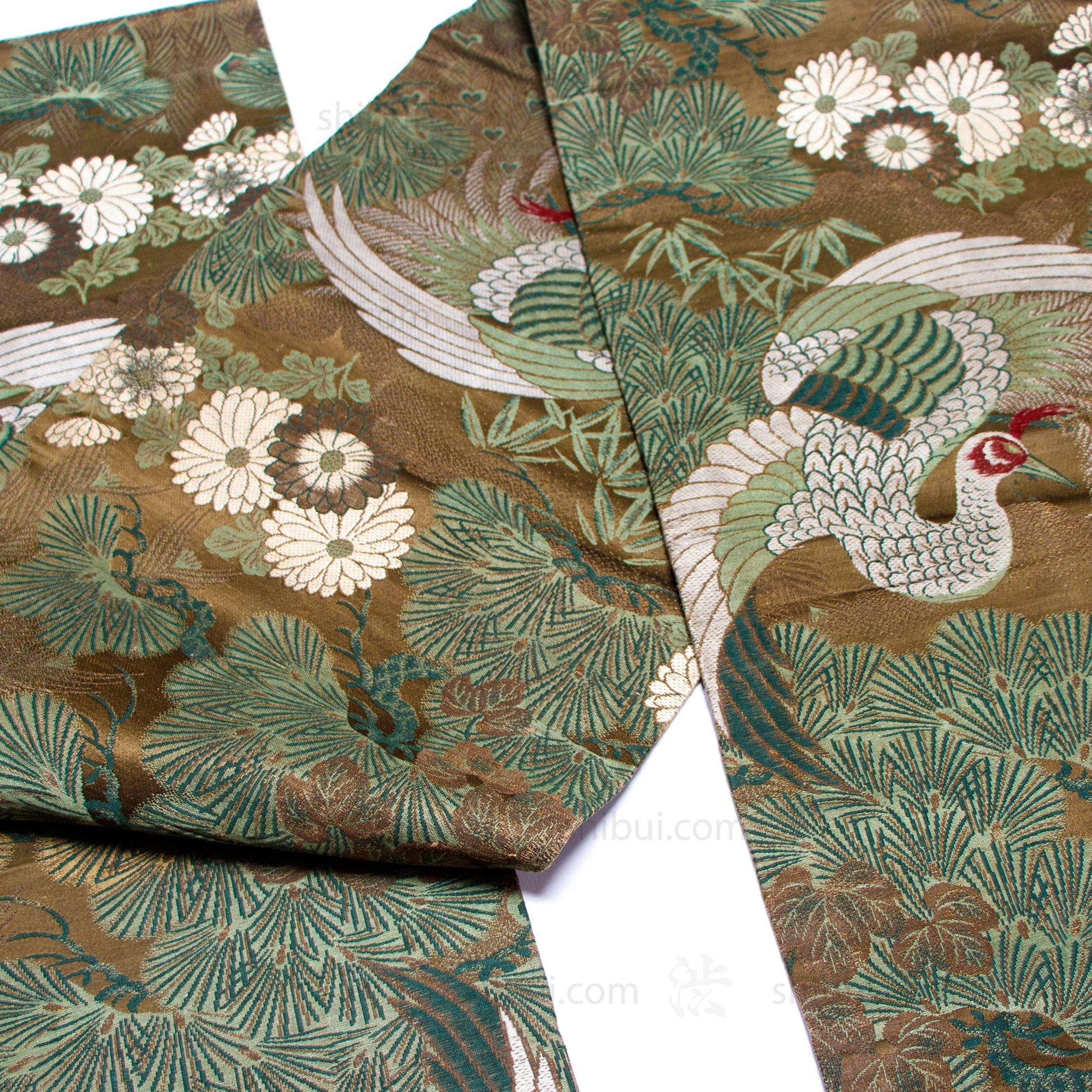 Japanese Silk Brocade Maru Obi