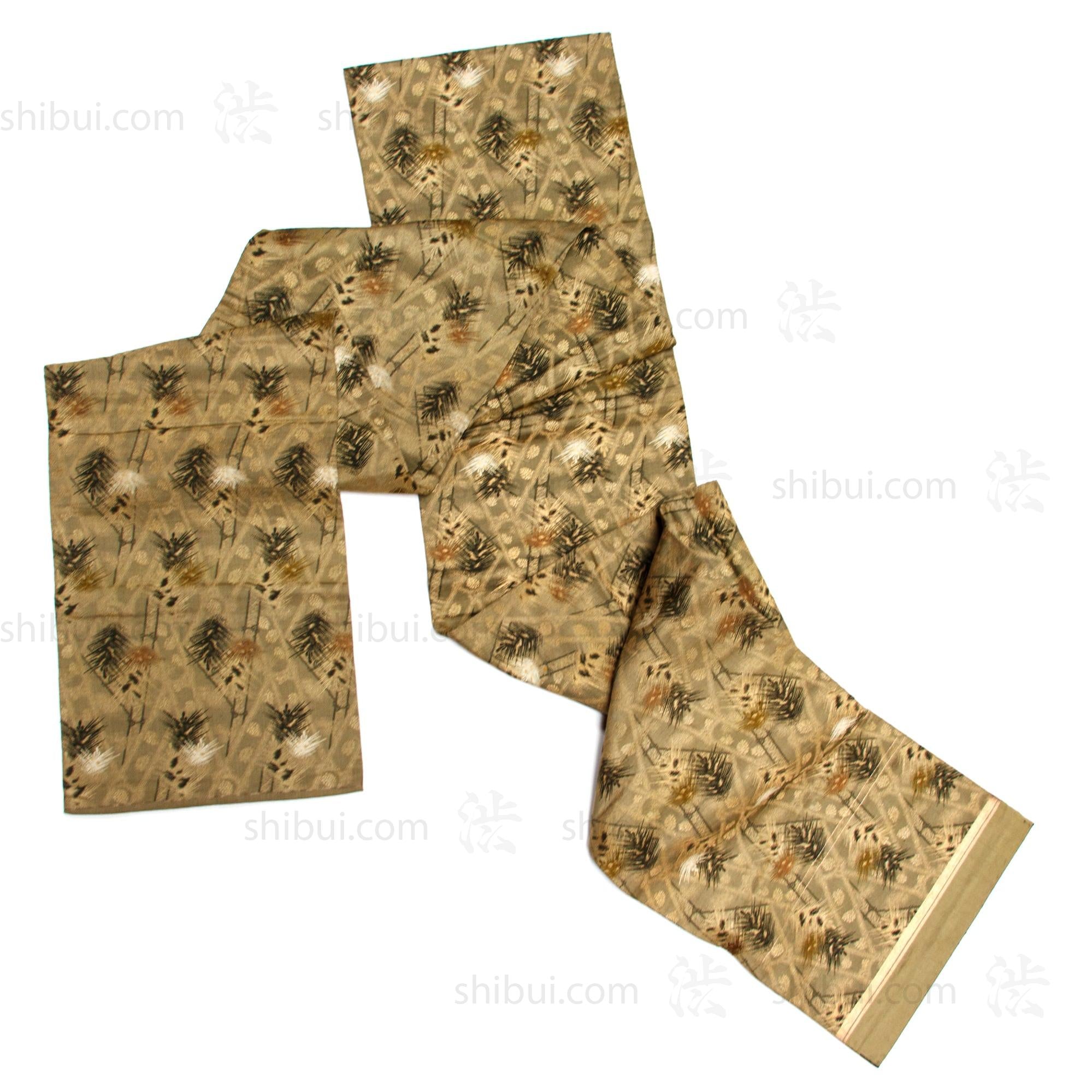 Japanese Silk Brocade Maru Obi
